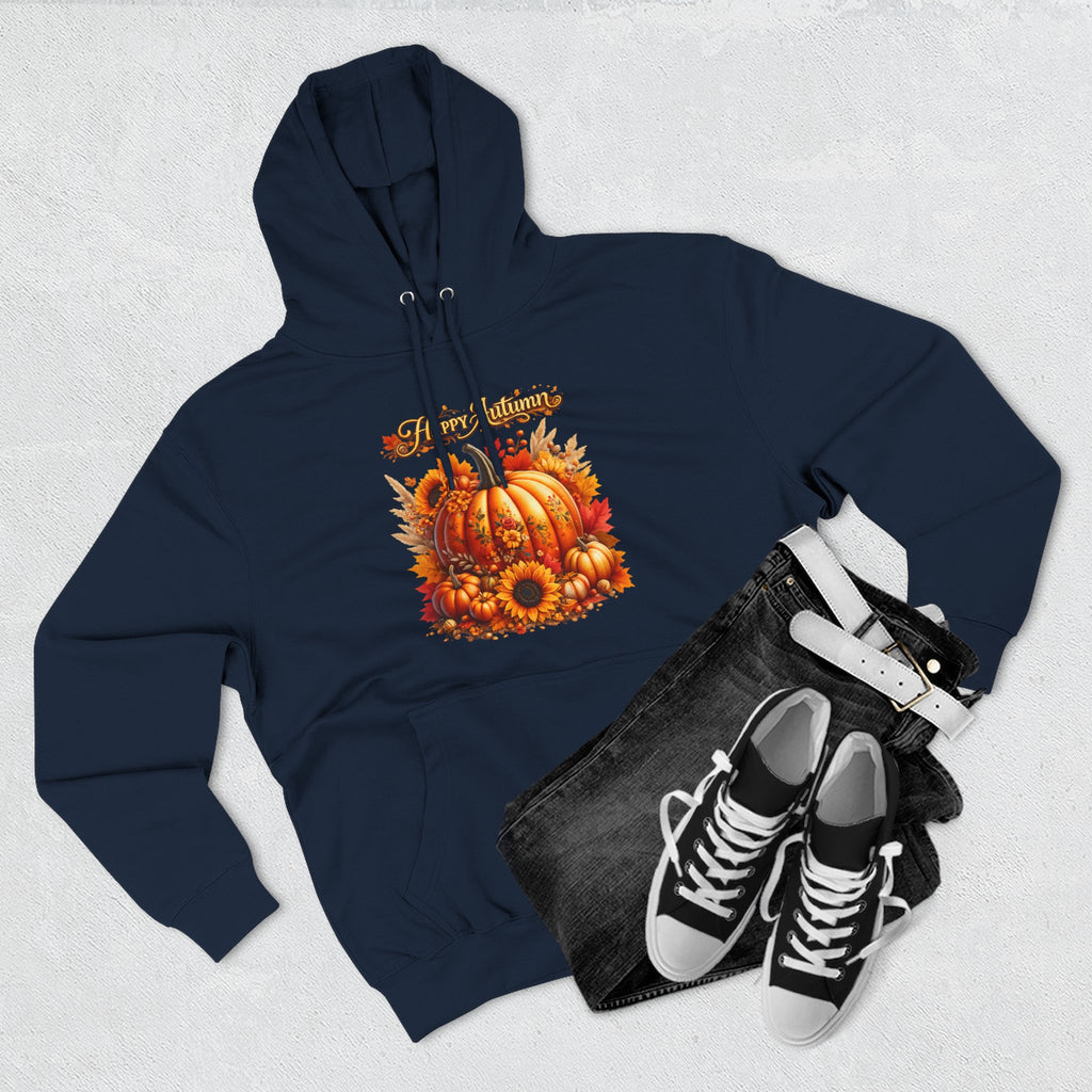 Autumn  - Fall Pumpkin Hoodie - Harvest Sunflower Fall Sweatshirt