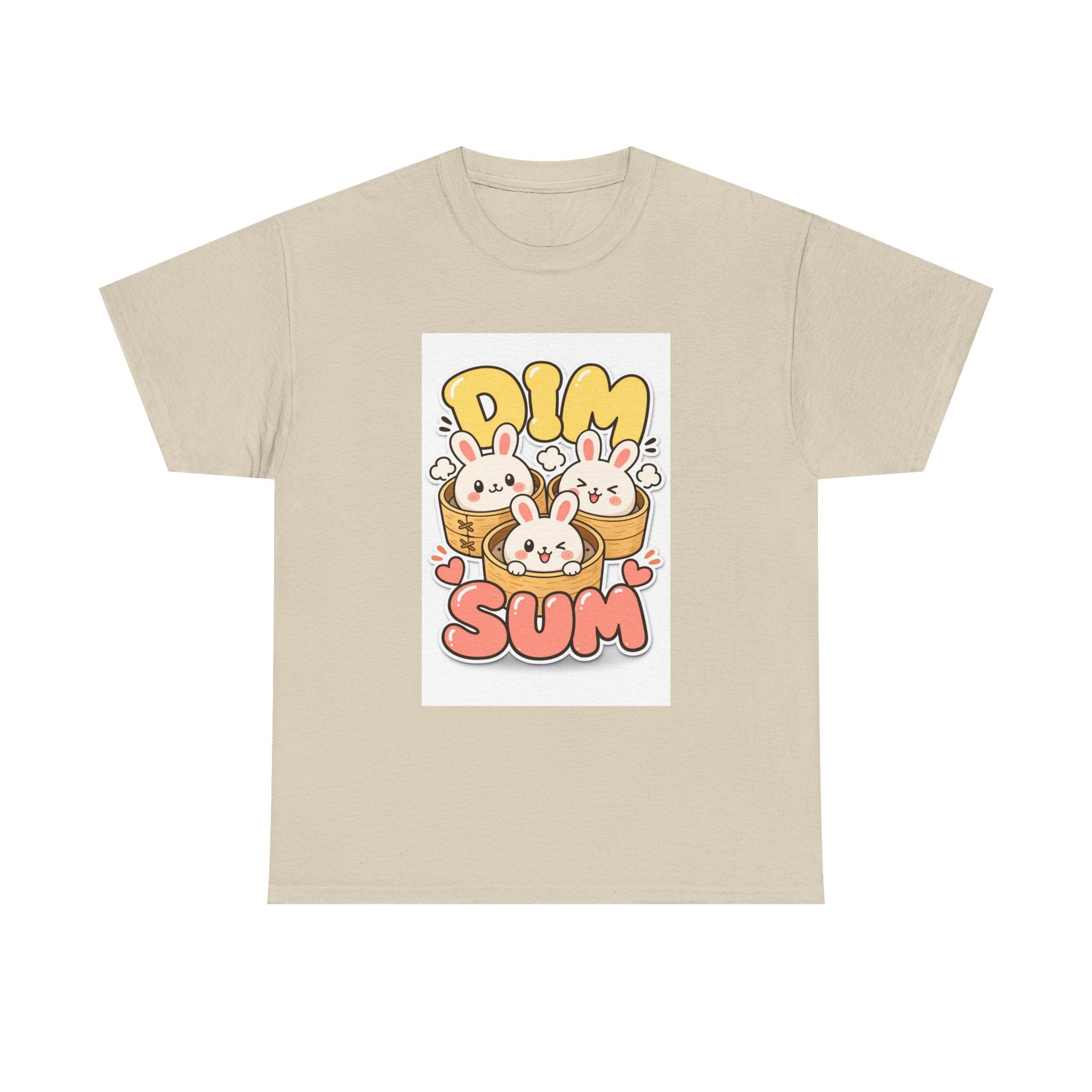 Dim Sum Bunny Tee — Cute Kawaii Dumpling Graphic T-Shirt