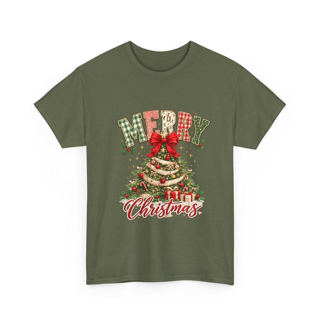 "Merry Christmas" T-Shirts Christmas tree tee