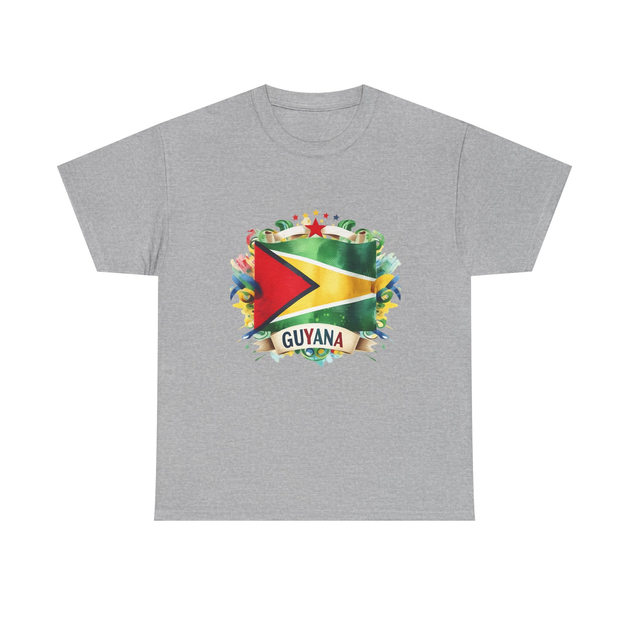 Guyana Day t-shirts  - GuyanaFlag T-Shirt - Vibrant Guyanese Pride Tee