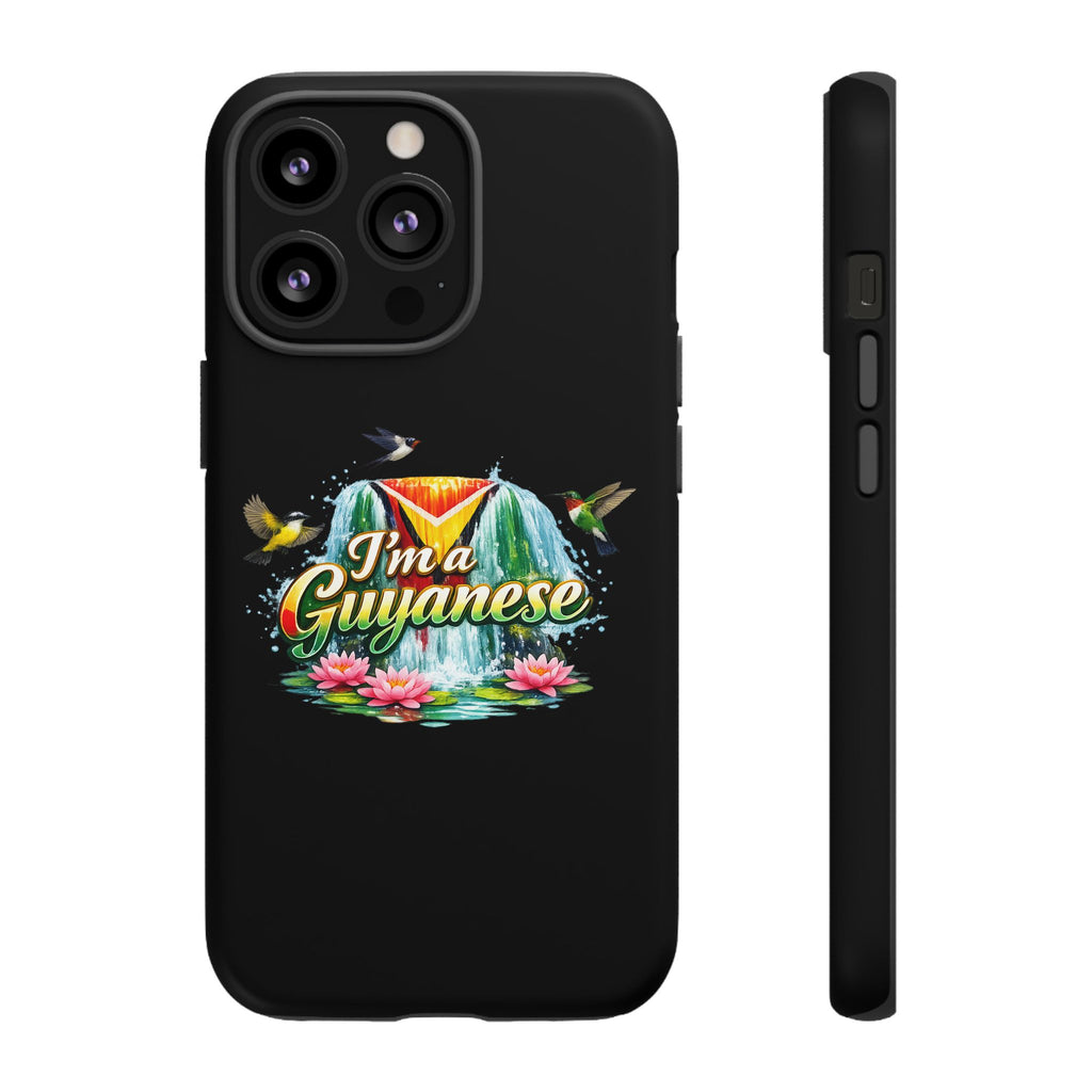 I'm a Guyanese Tough Phone Case — Tropical Waterfall Design, Guyana Pride Gift