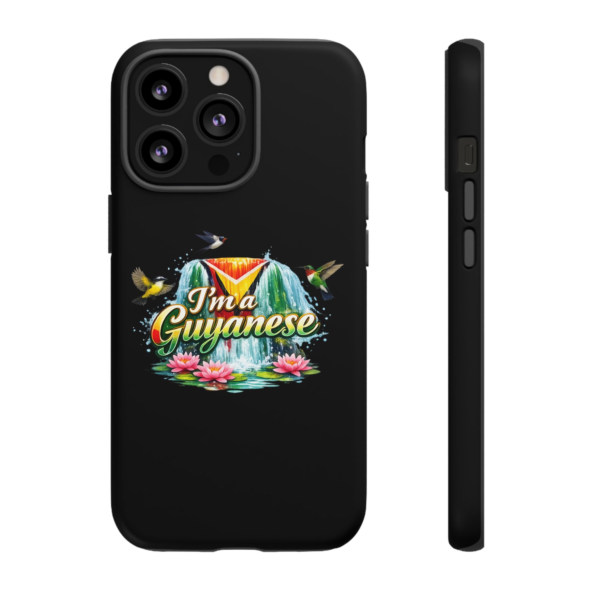 I'm a Guyanese Tough Phone Case — Tropical Waterfall Design, Guyana Pride Gift
