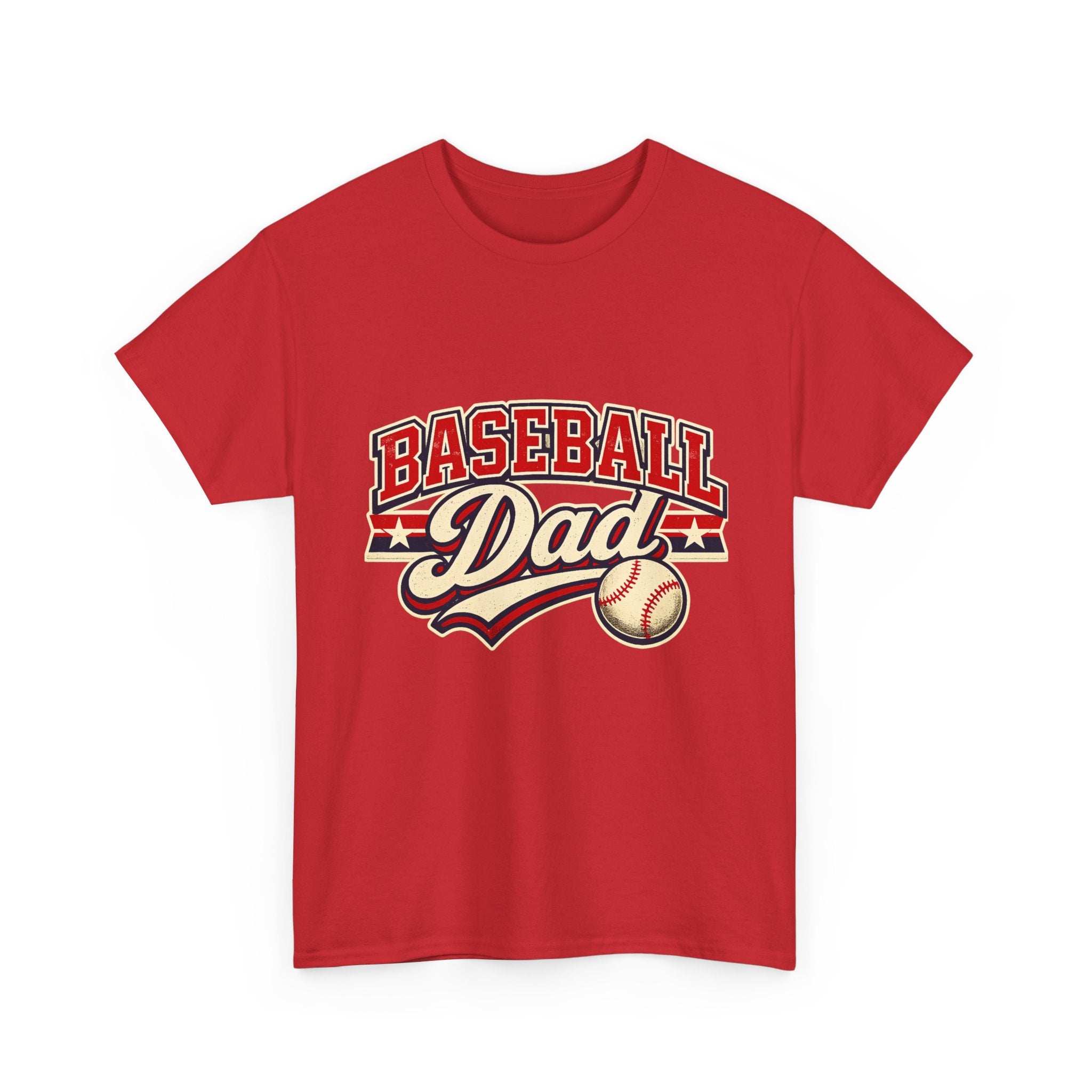 Baseball Dad T-Shirt — Vintage Baseball Dad Tee for Fathers, Father’s Day Gift