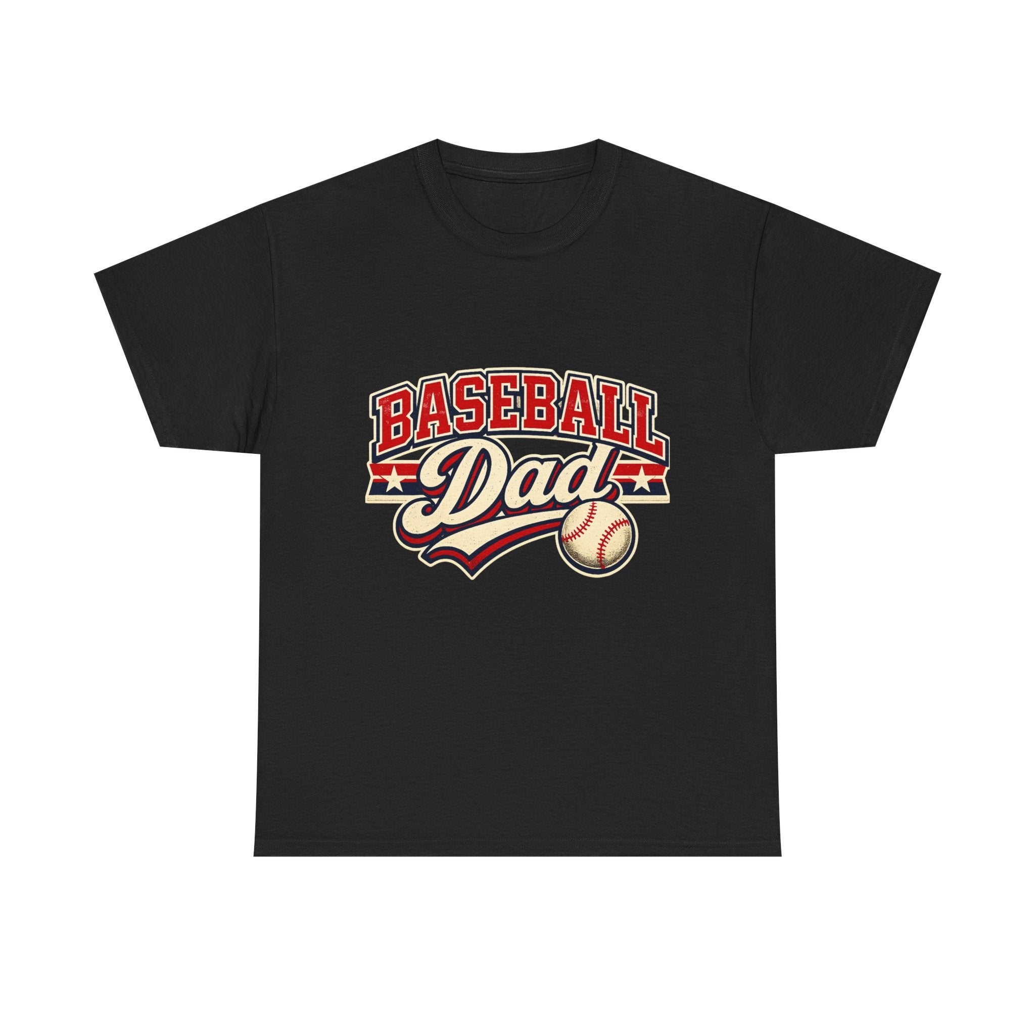 Baseball Dad T-Shirt — Vintage Baseball Dad Tee for Fathers, Father’s Day Gift