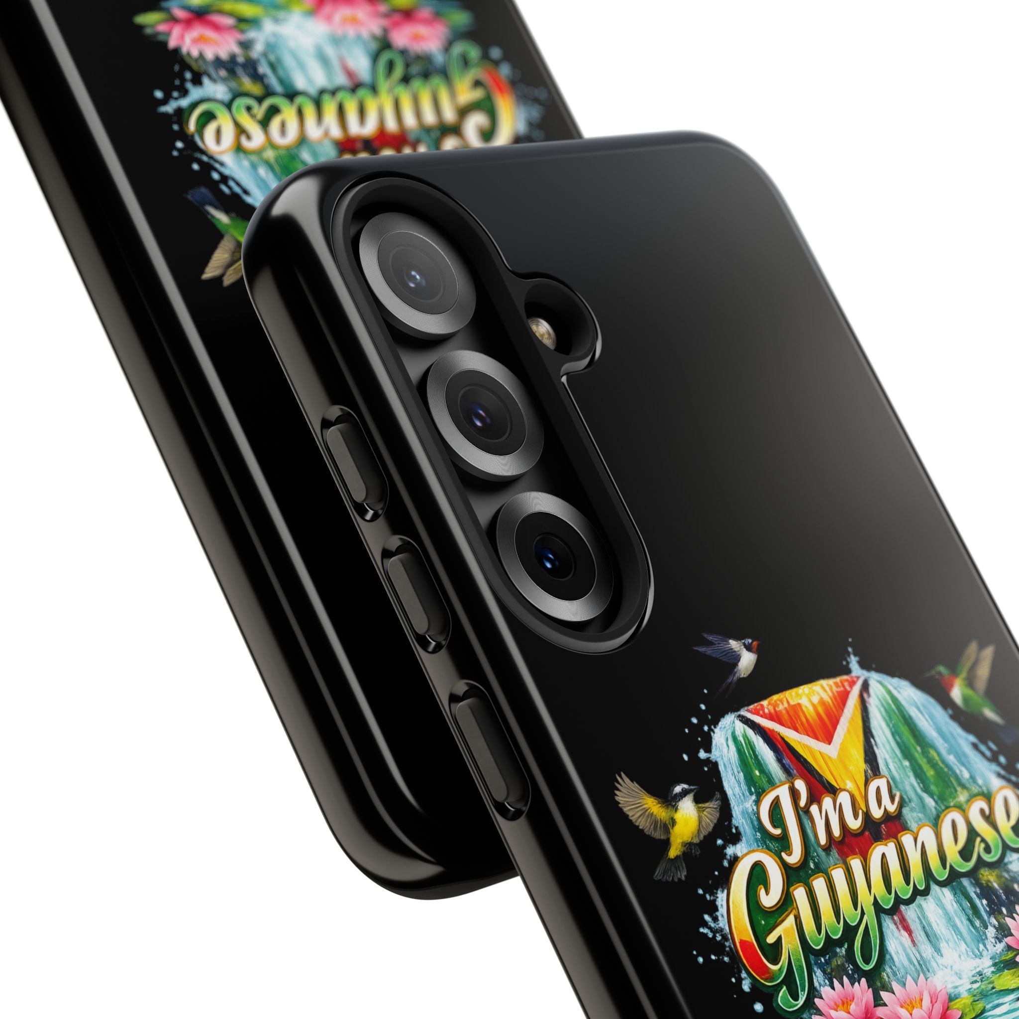 I'm a Guyanese Tough Phone Case — Tropical Waterfall Design, Guyana Pride Gift