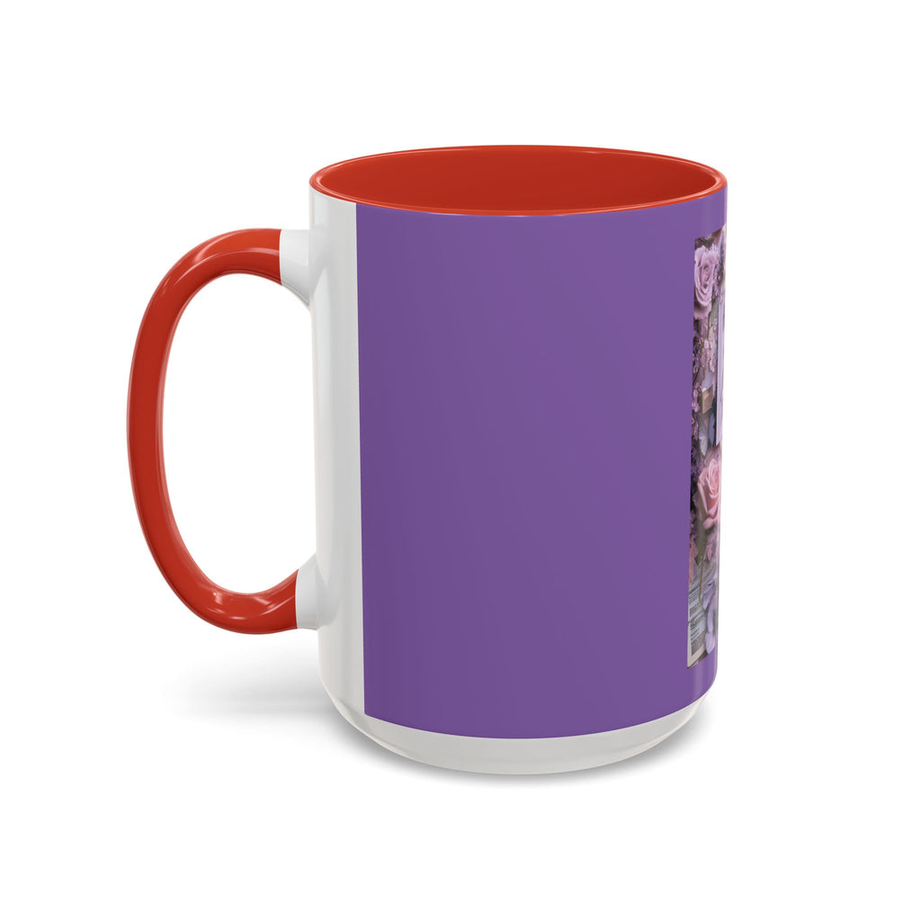 Coffee Mug — Floral Psalm Accent Mug (11/15 oz)