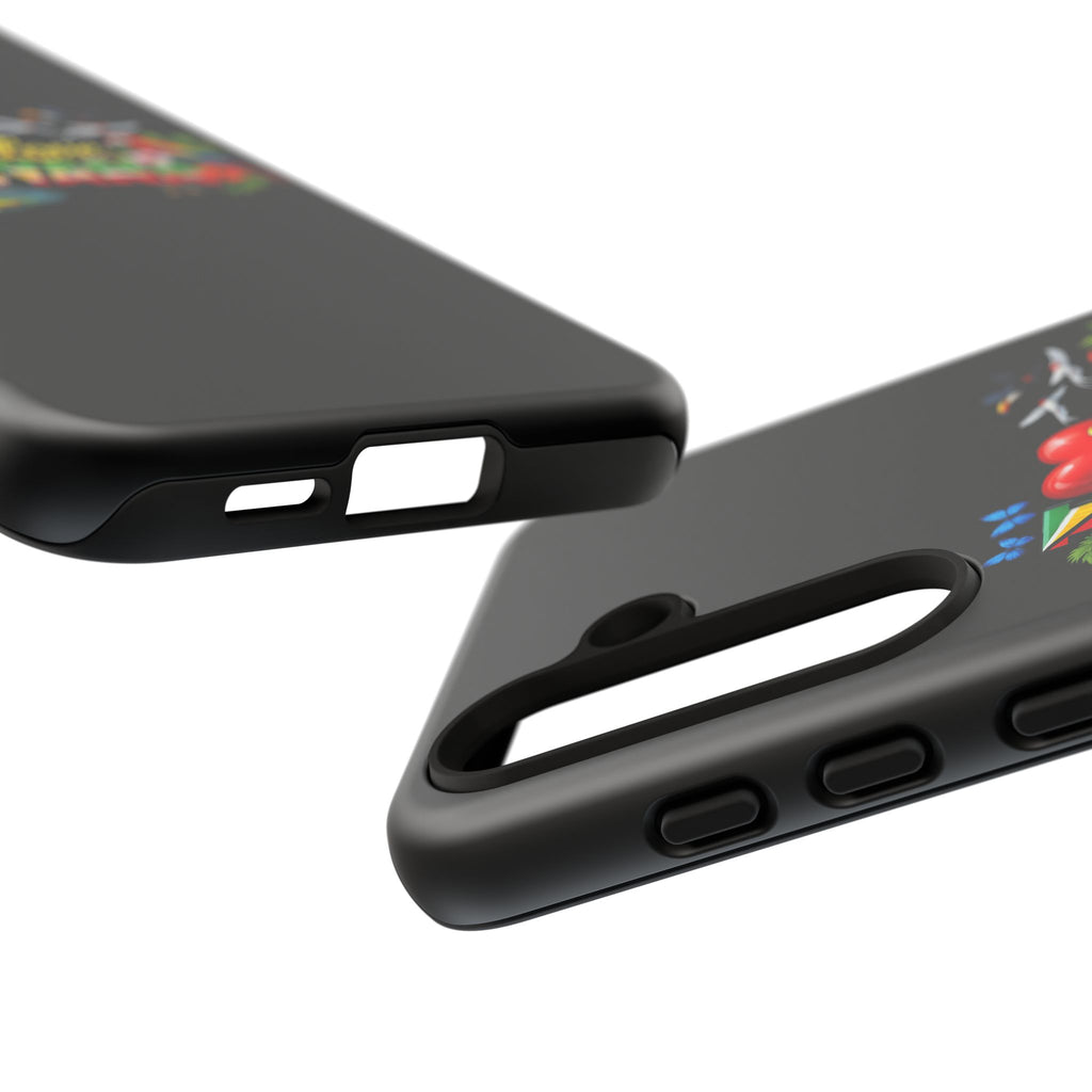 Phone case I Love Guyana Phone Case — Tough Protective Tropical Flag Design