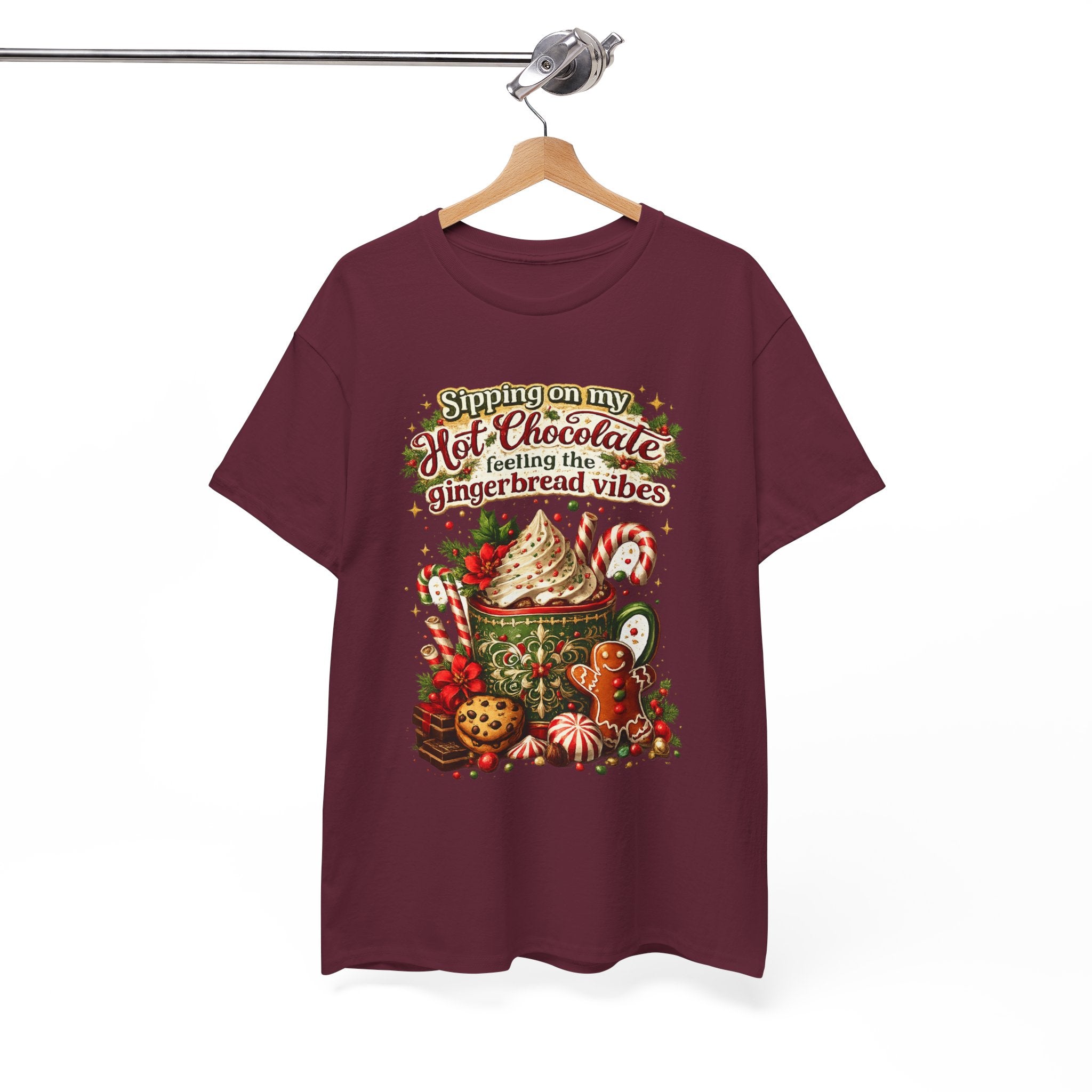 Hot Chocolate & Gingerbread Holiday T-Shirt