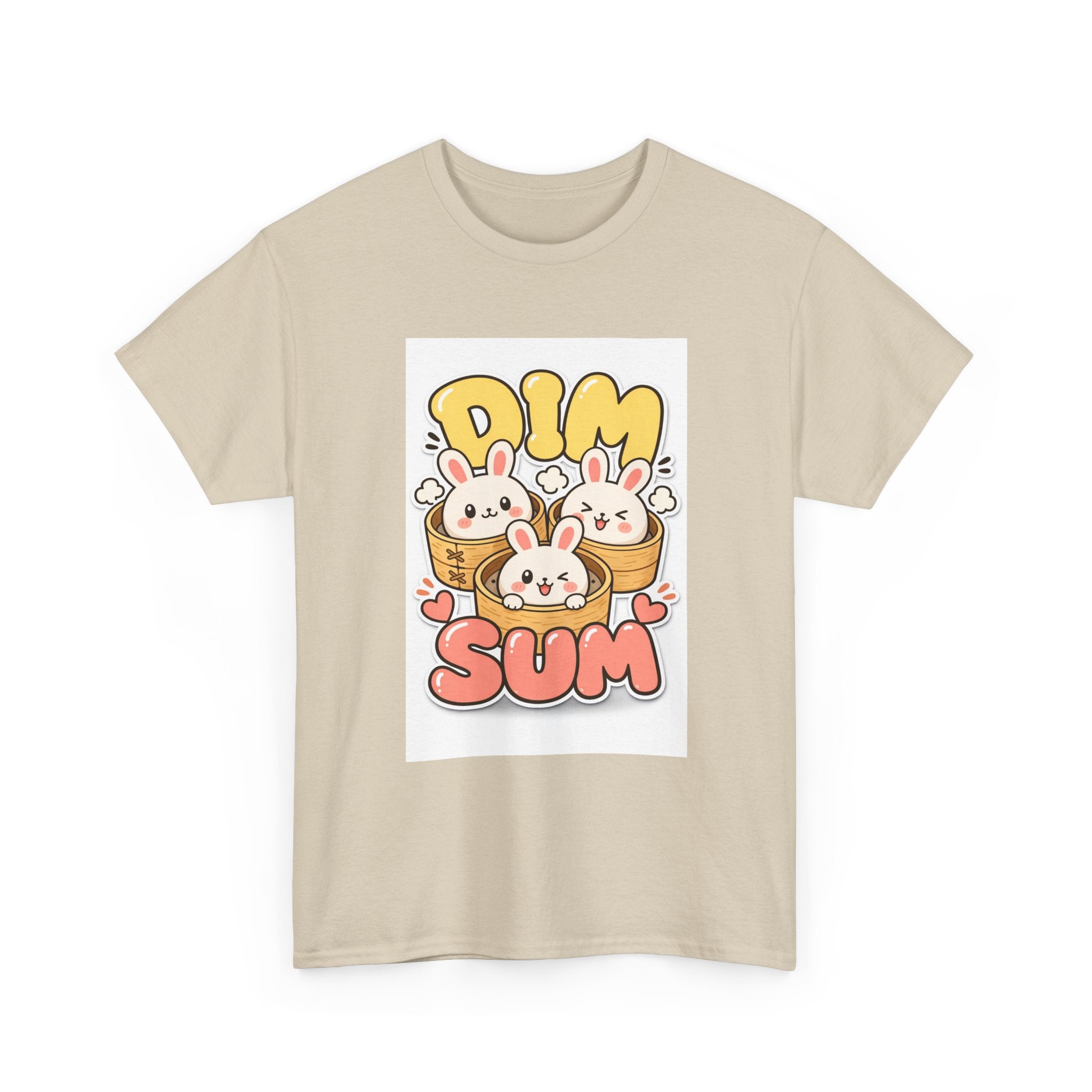 Dim Sum Bunny Tee — Cute Kawaii Dumpling Graphic T-Shirt