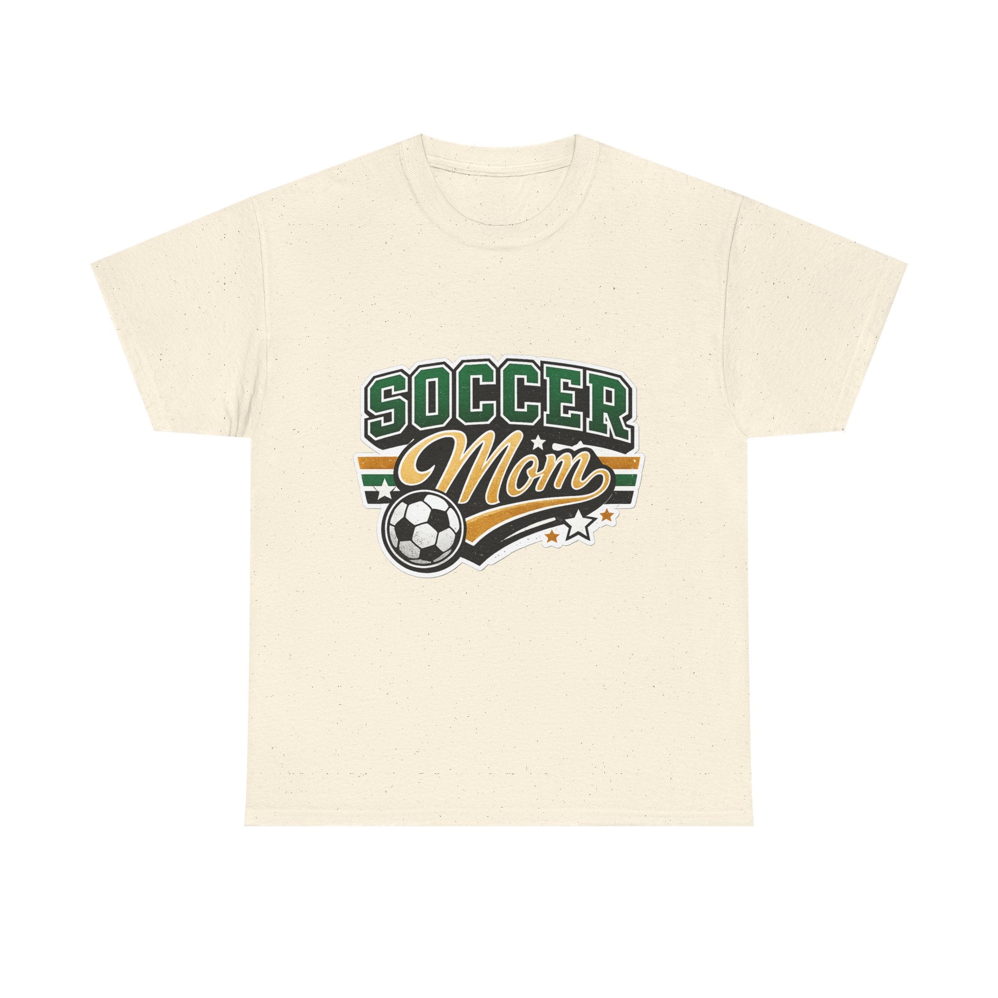 Soccer Mom T-Shirt — Retro Soccer Ball Graphic Tee for Moms, Team Support & Game Day