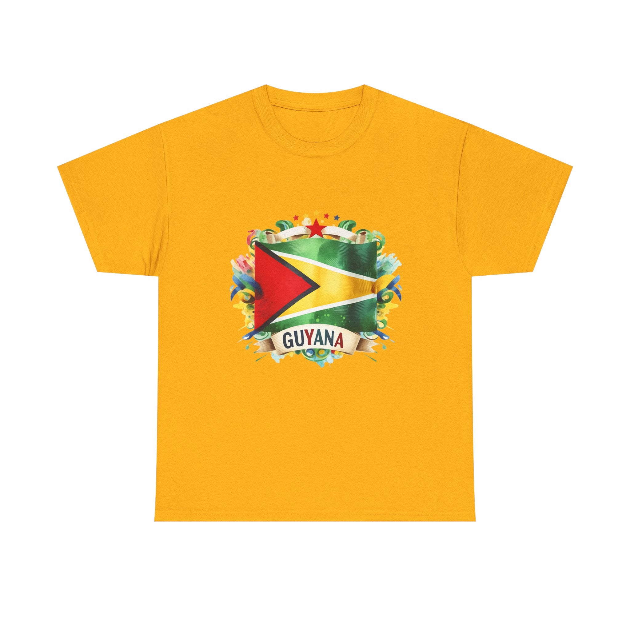 Guyana Day t-shirts  - GuyanaFlag T-Shirt - Vibrant Guyanese Pride Tee