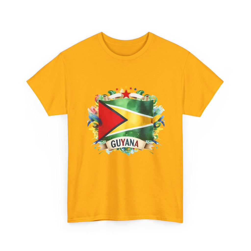 Guyana Day t-shirts  - GuyanaFlag T-Shirt - Vibrant Guyanese Pride Tee