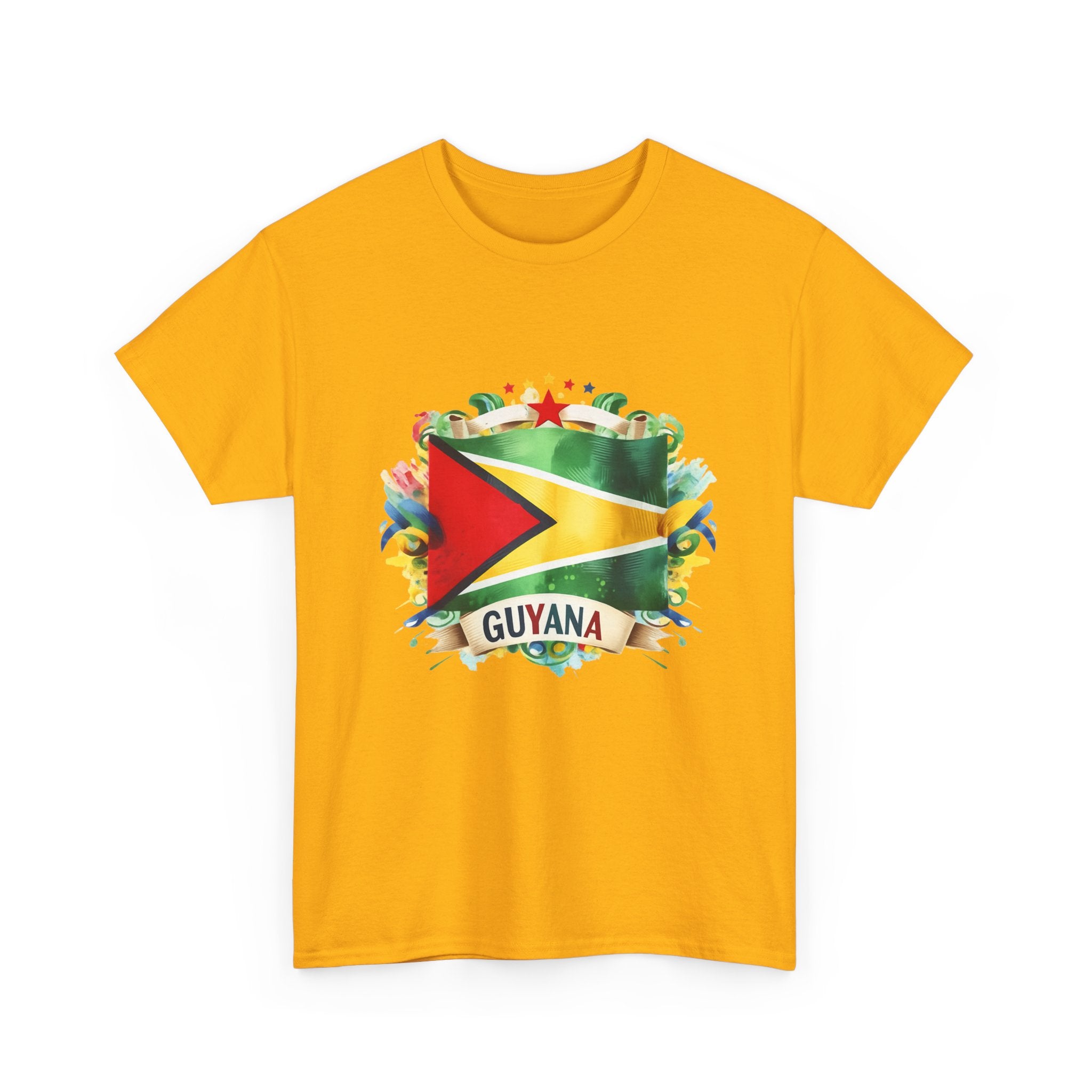 Guyana Day t-shirts  - GuyanaFlag T-Shirt - Vibrant Guyanese Pride Tee