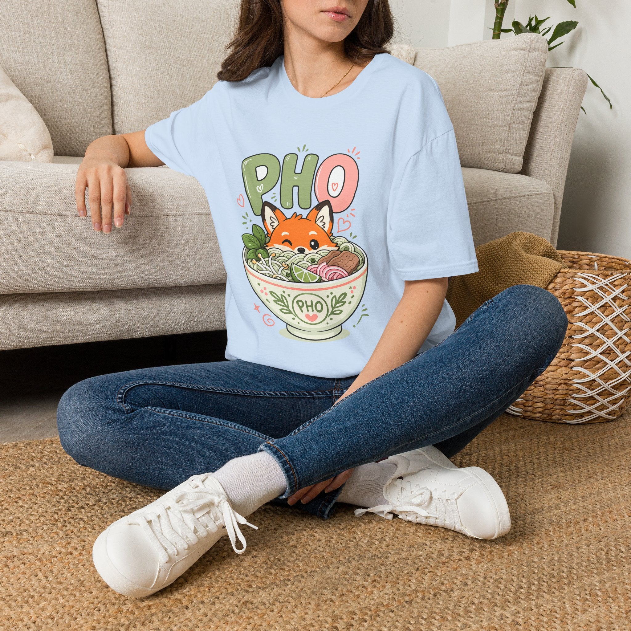 Pho T-Shirt — Cute Ramen Bowl Graphic Tee for Foodies