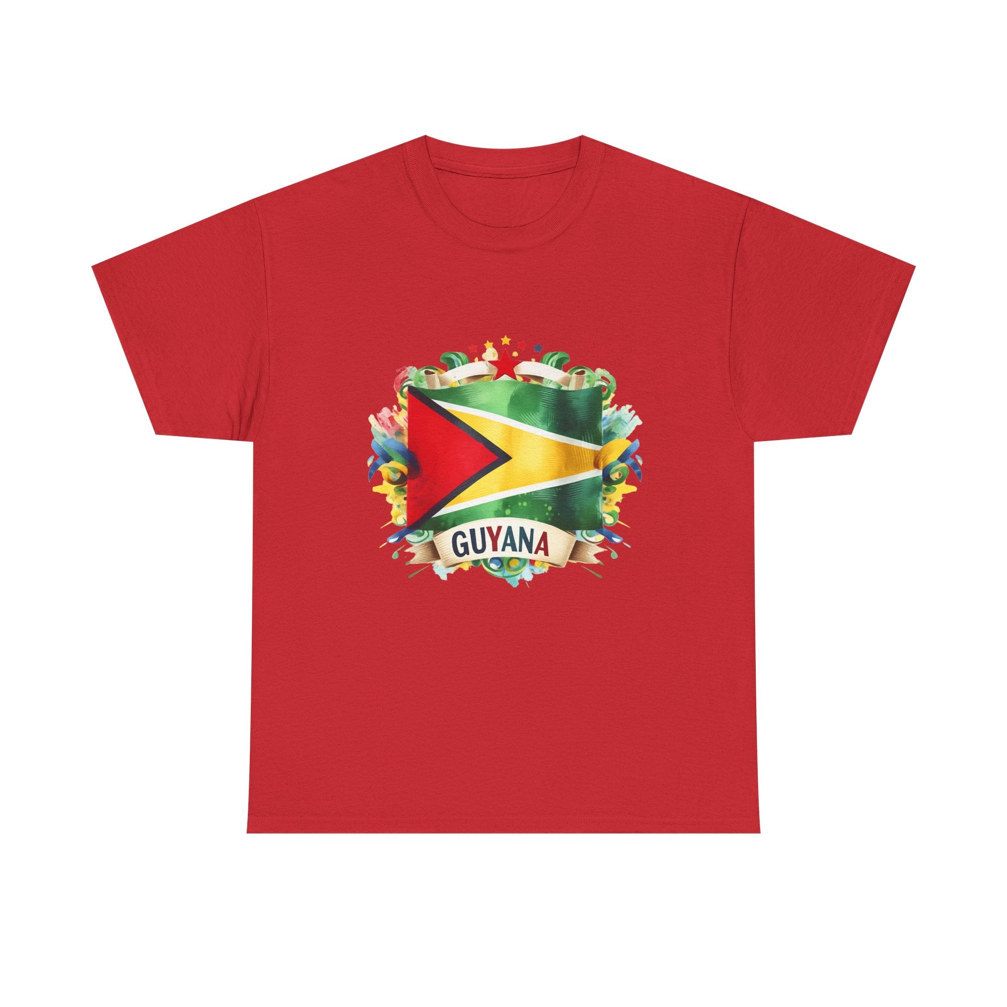 Guyana Day t-shirts  - GuyanaFlag T-Shirt - Vibrant Guyanese Pride Tee