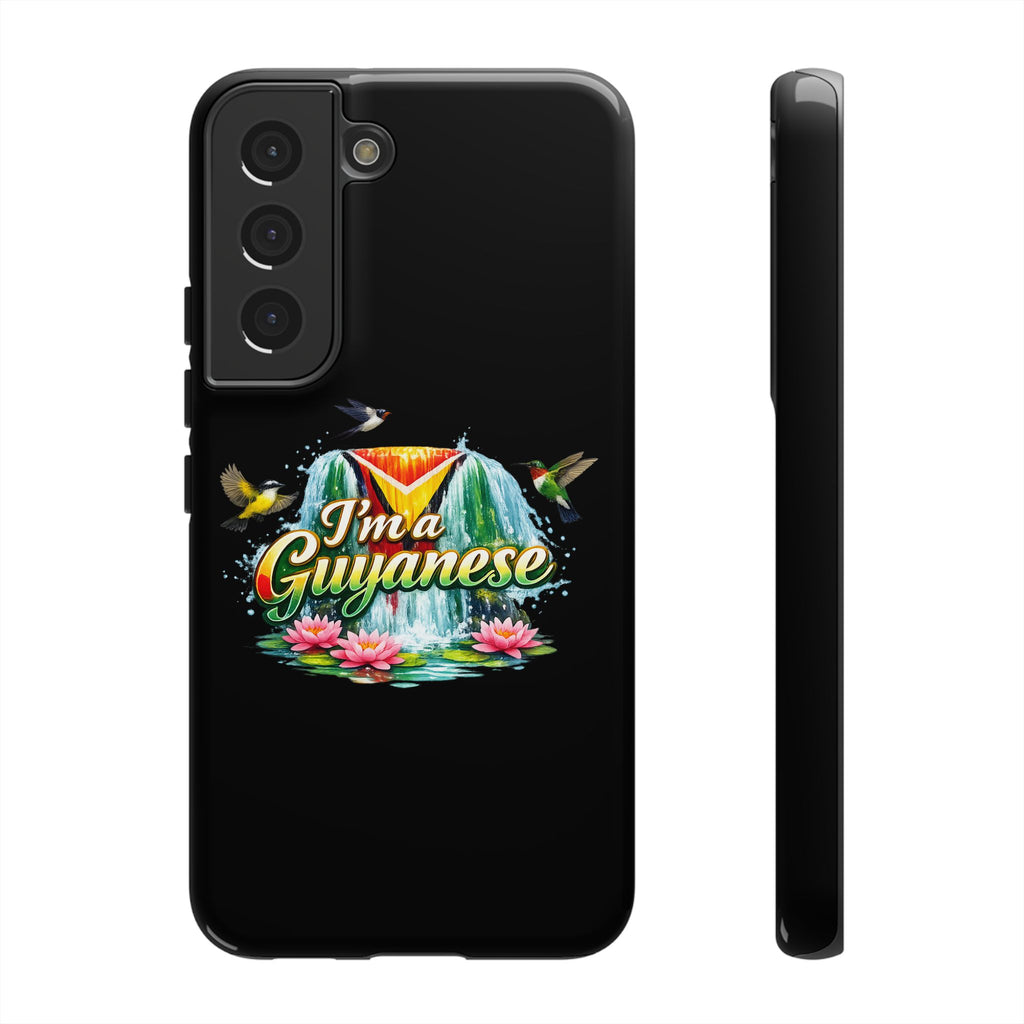I'm a Guyanese Tough Phone Case — Tropical Waterfall Design, Guyana Pride Gift
