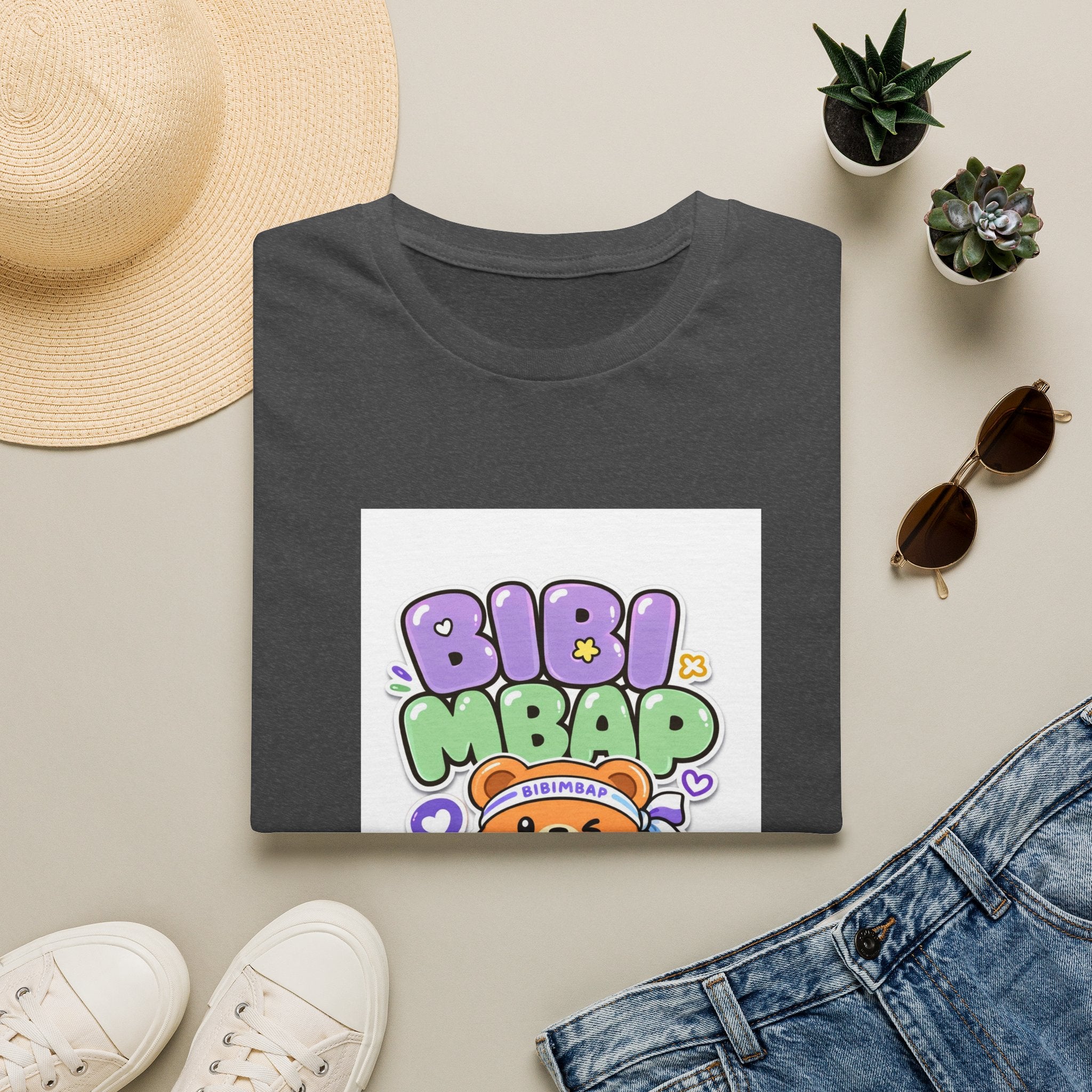Bibi Mbap Cute Ramen T-Shirt — Kawaii Bowl Graphic Tee
