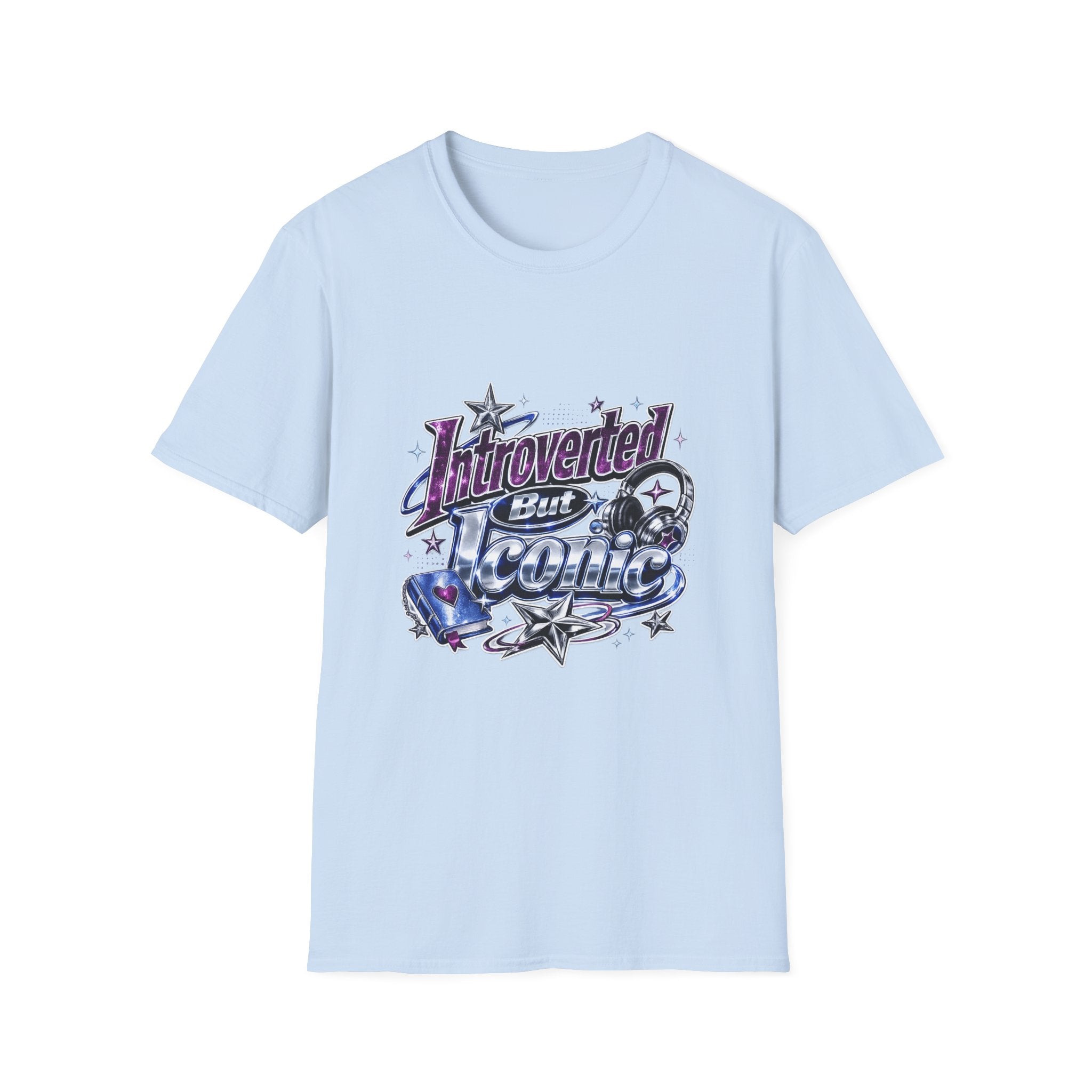 Introverted But Iconic T-Shirt – Retro Star Graphic Tee for Quiet Confidence