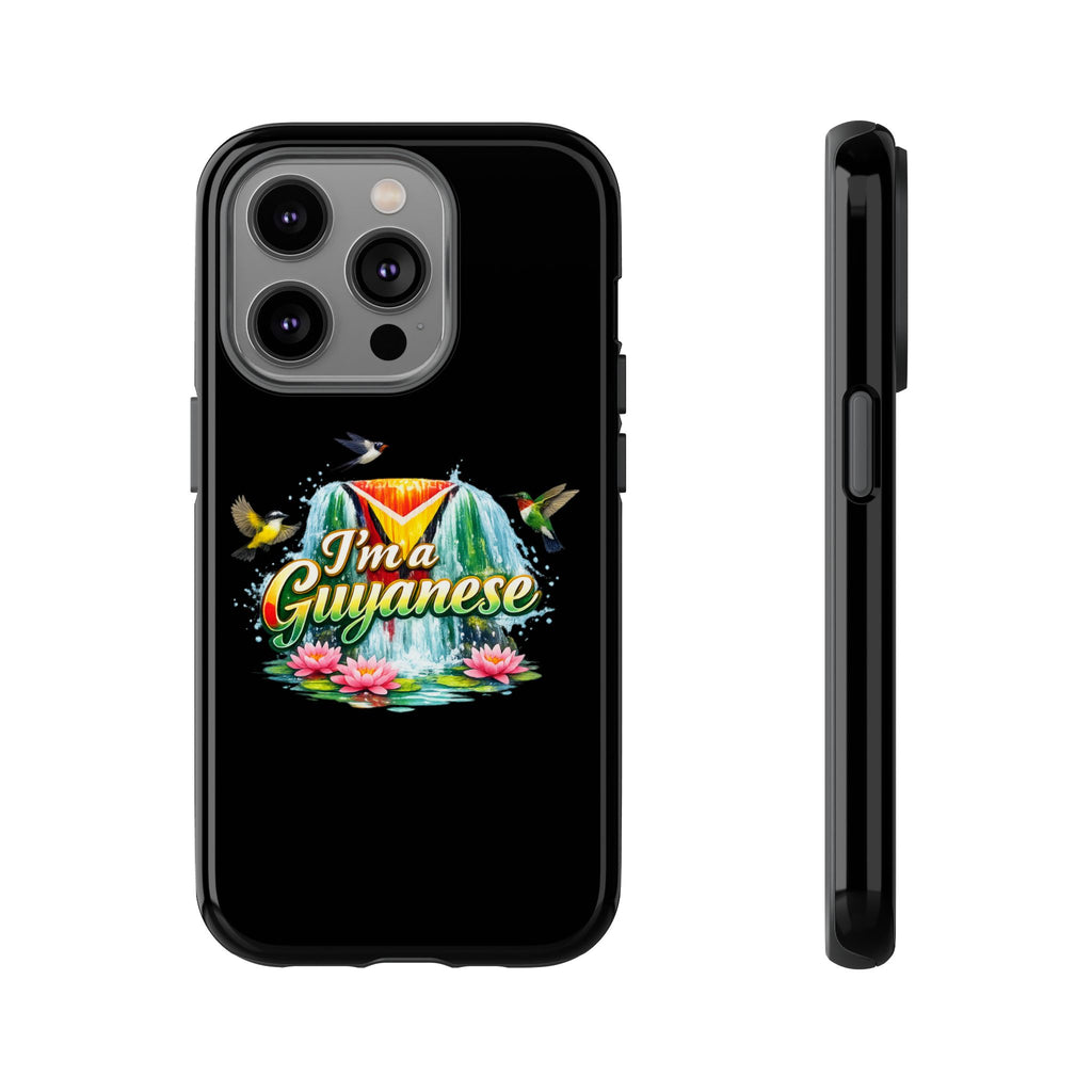 I'm a Guyanese Tough Phone Case — Tropical Waterfall Design, Guyana Pride Gift