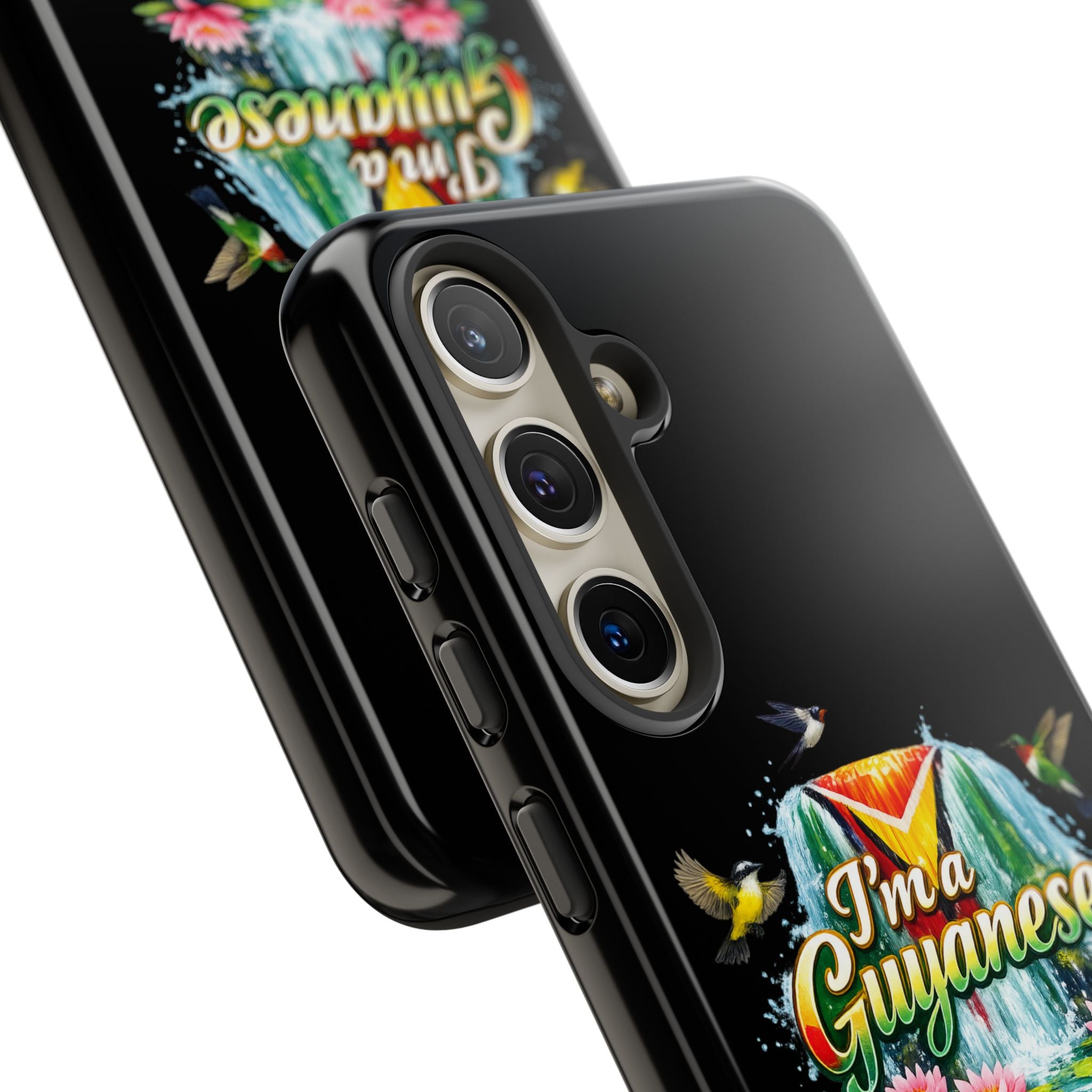 I'm a Guyanese Tough Phone Case — Tropical Waterfall Design, Guyana Pride Gift