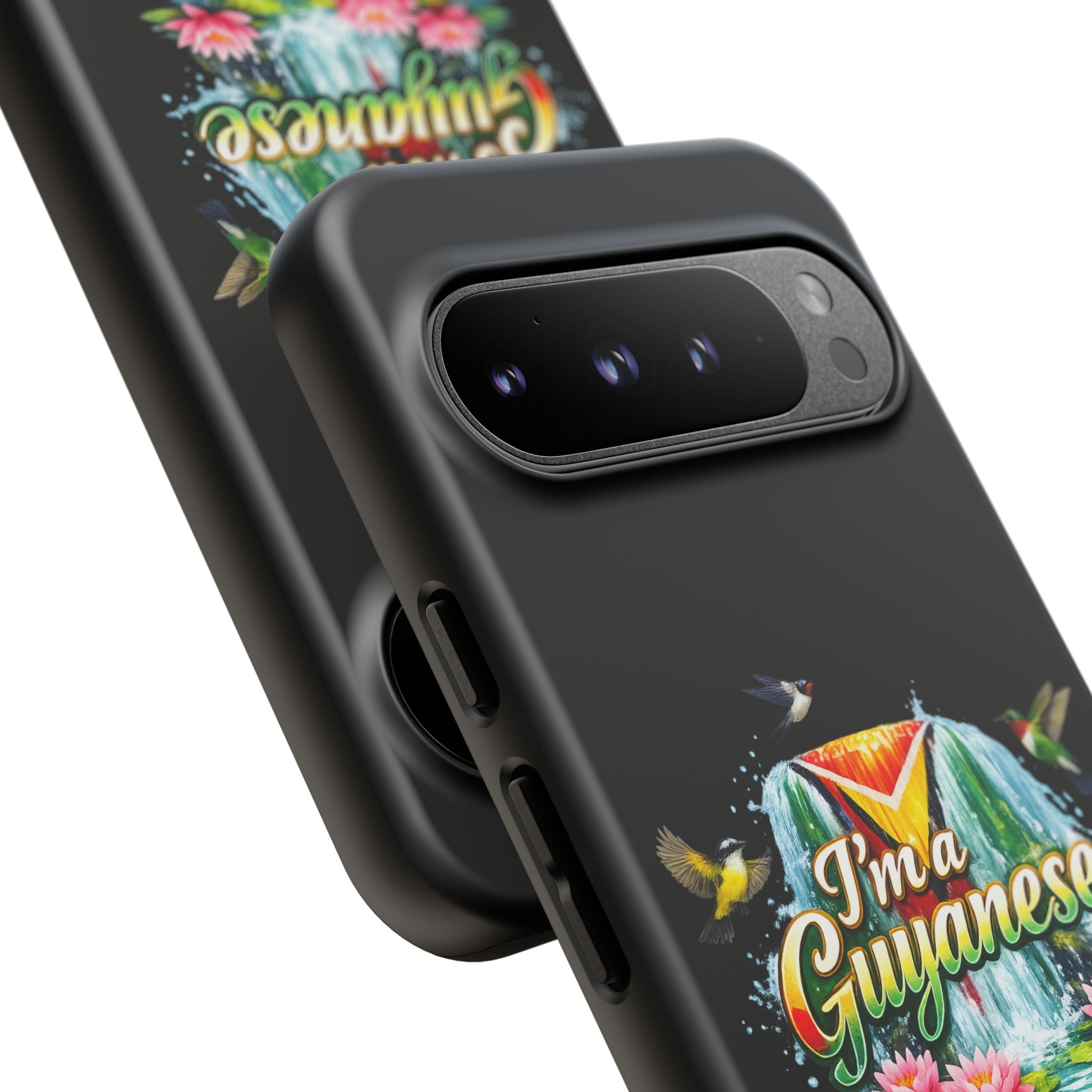 I'm a Guyanese Tough Phone Case — Tropical Waterfall Design, Guyana Pride Gift