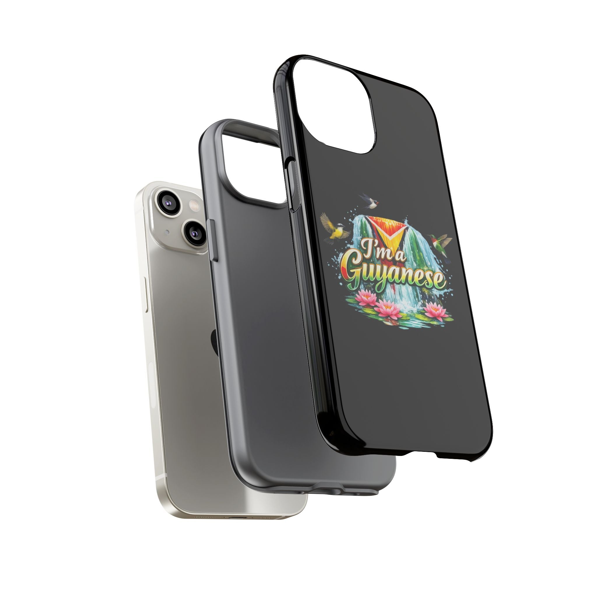 I'm a Guyanese Tough Phone Case — Tropical Waterfall Design, Guyana Pride Gift