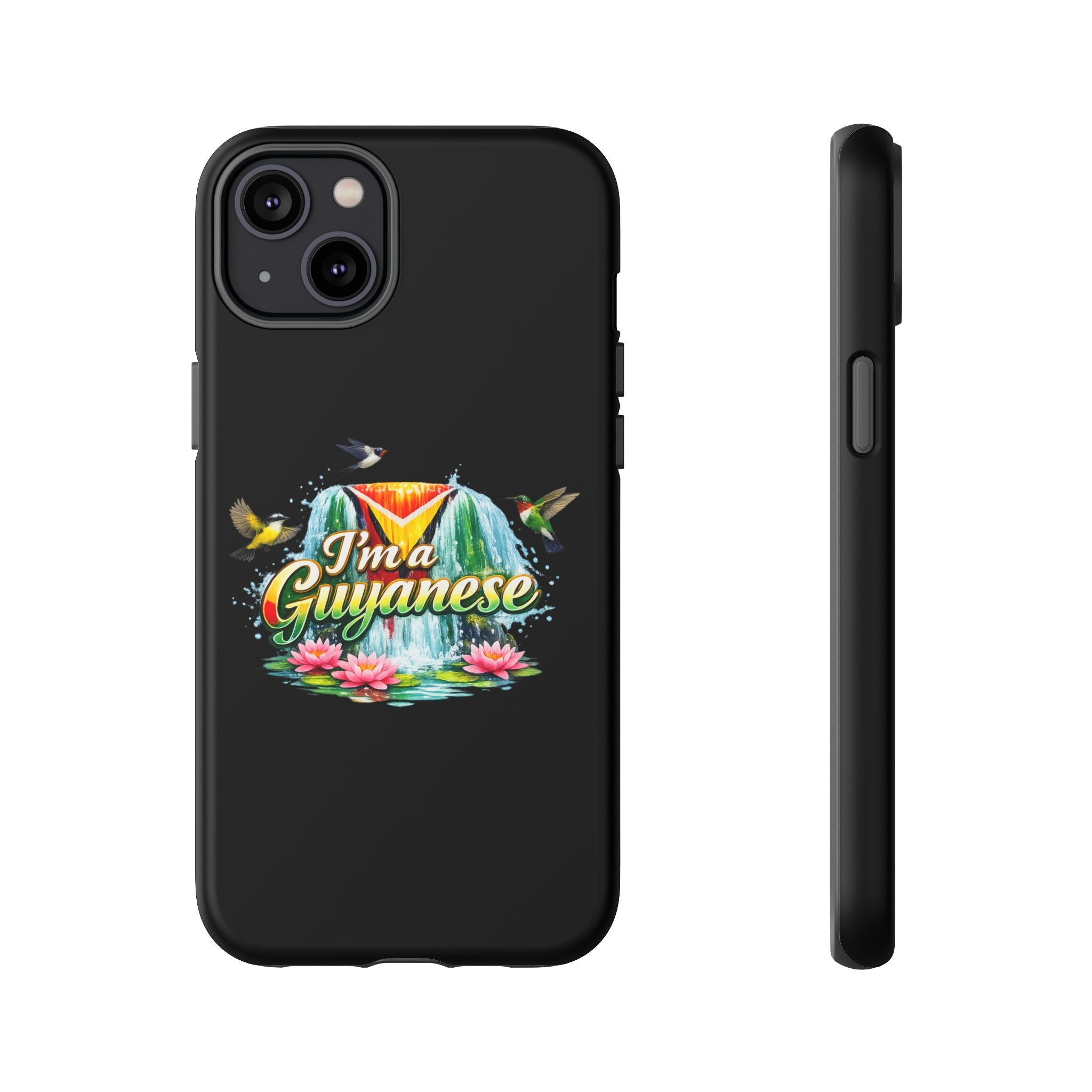 I'm a Guyanese Tough Phone Case — Tropical Waterfall Design, Guyana Pride Gift