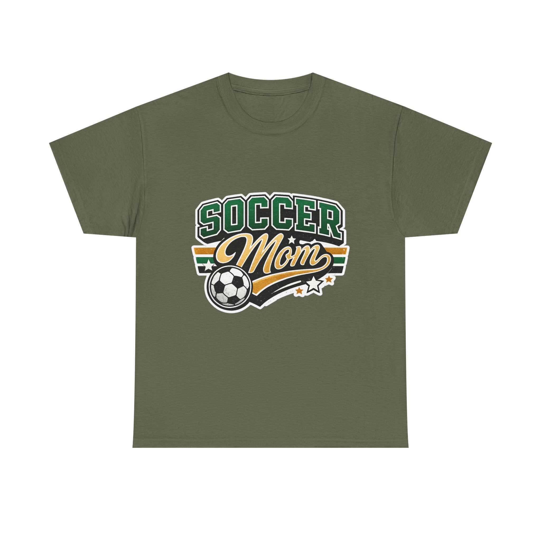 Soccer Mom T-Shirt — Retro Soccer Ball Graphic Tee for Moms, Team Support & Game Day