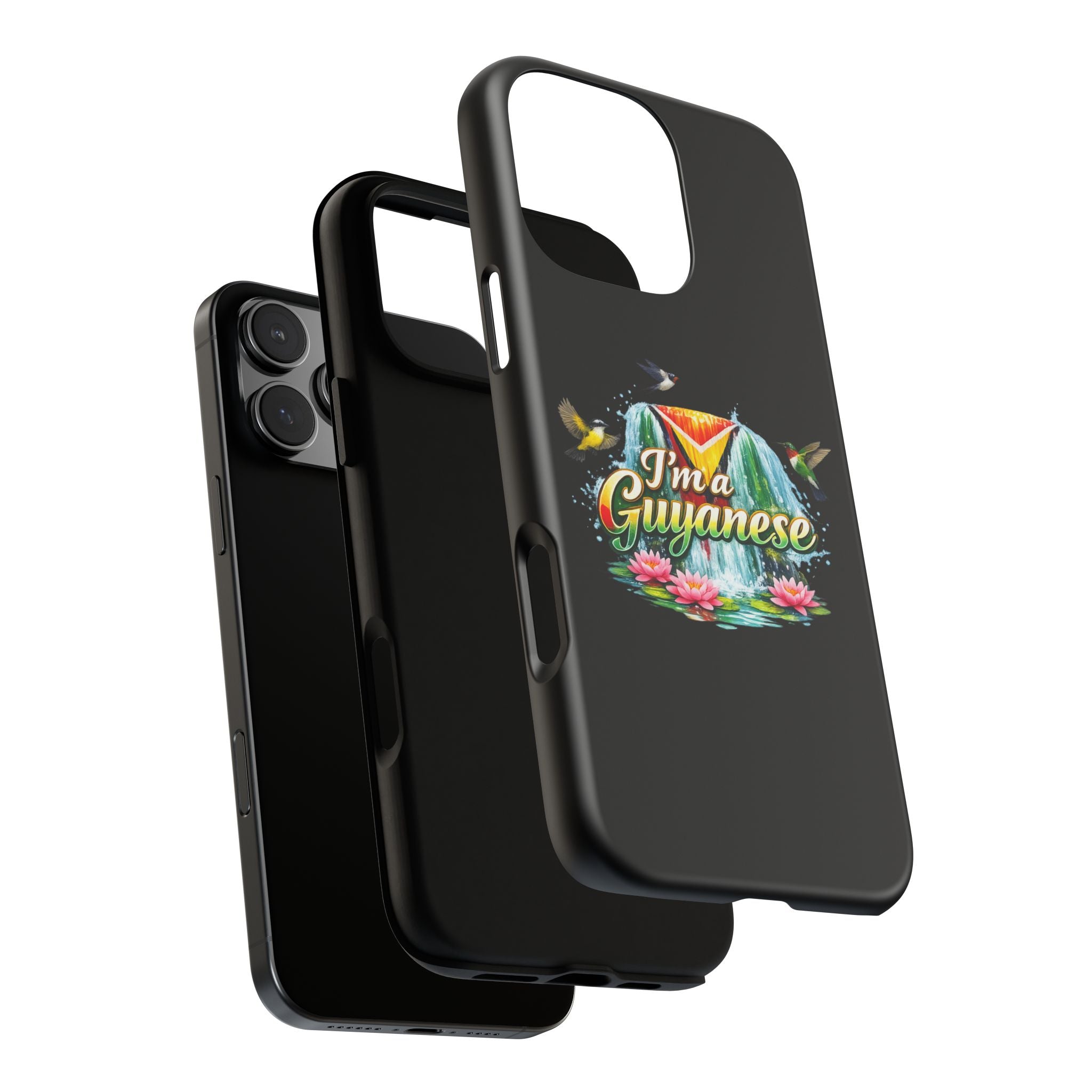 I'm a Guyanese Tough Phone Case — Tropical Waterfall Design, Guyana Pride Gift