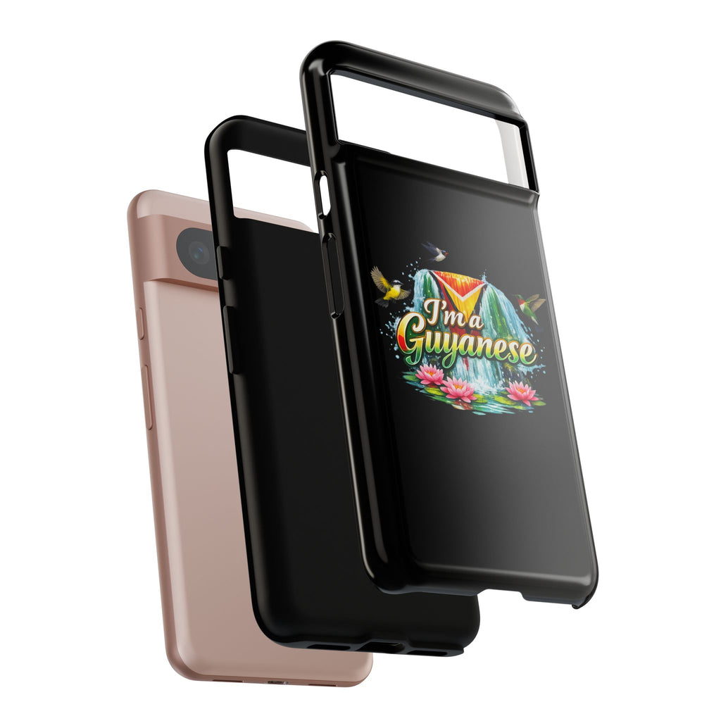 I'm a Guyanese Tough Phone Case — Tropical Waterfall Design, Guyana Pride Gift