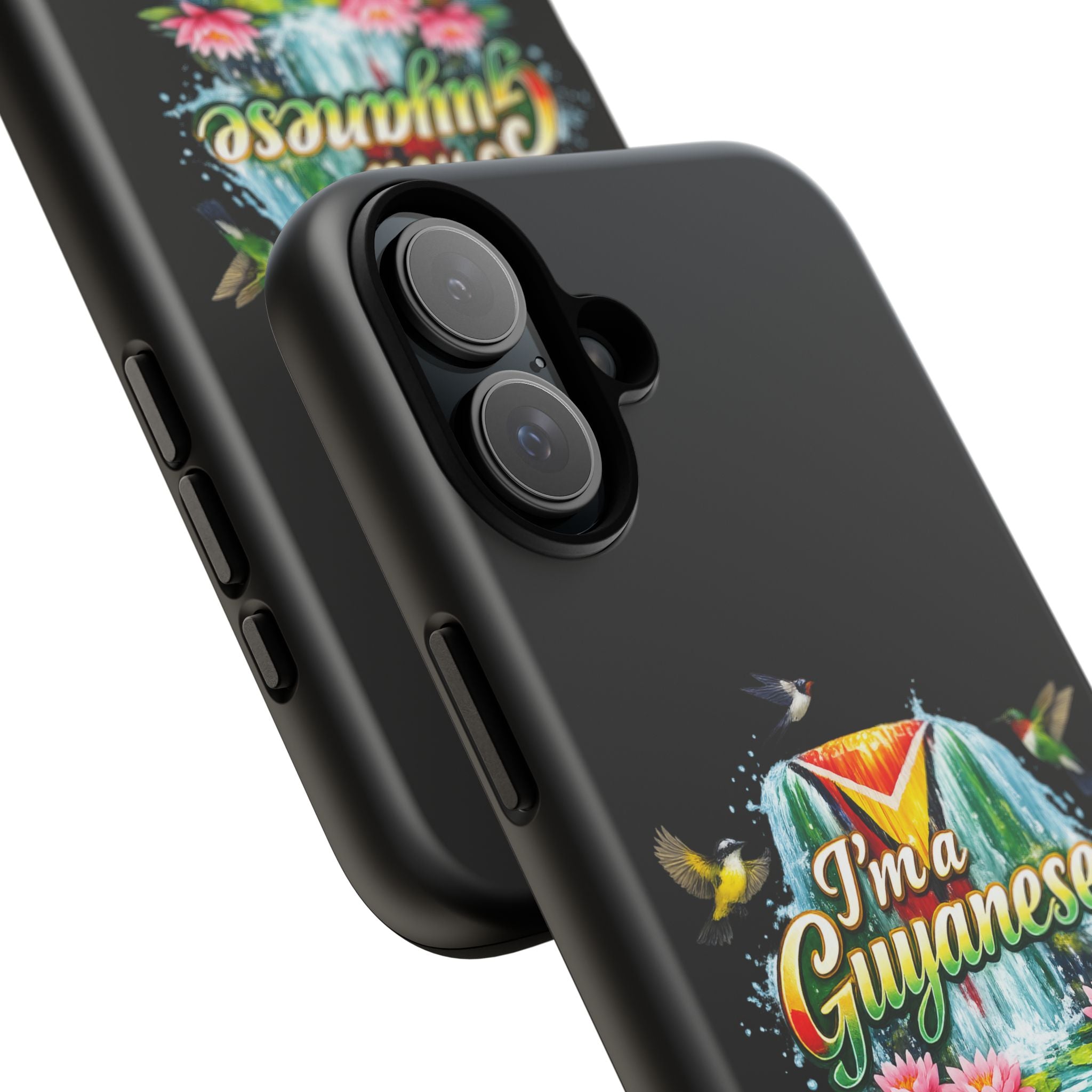 I'm a Guyanese Tough Phone Case — Tropical Waterfall Design, Guyana Pride Gift