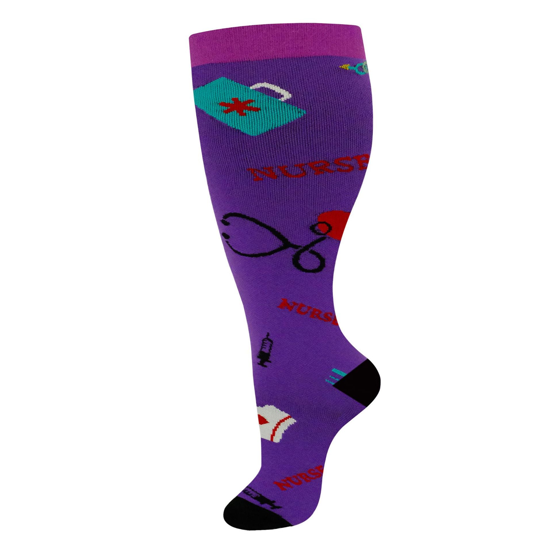 Compression Sports Socks for Running and Fitness