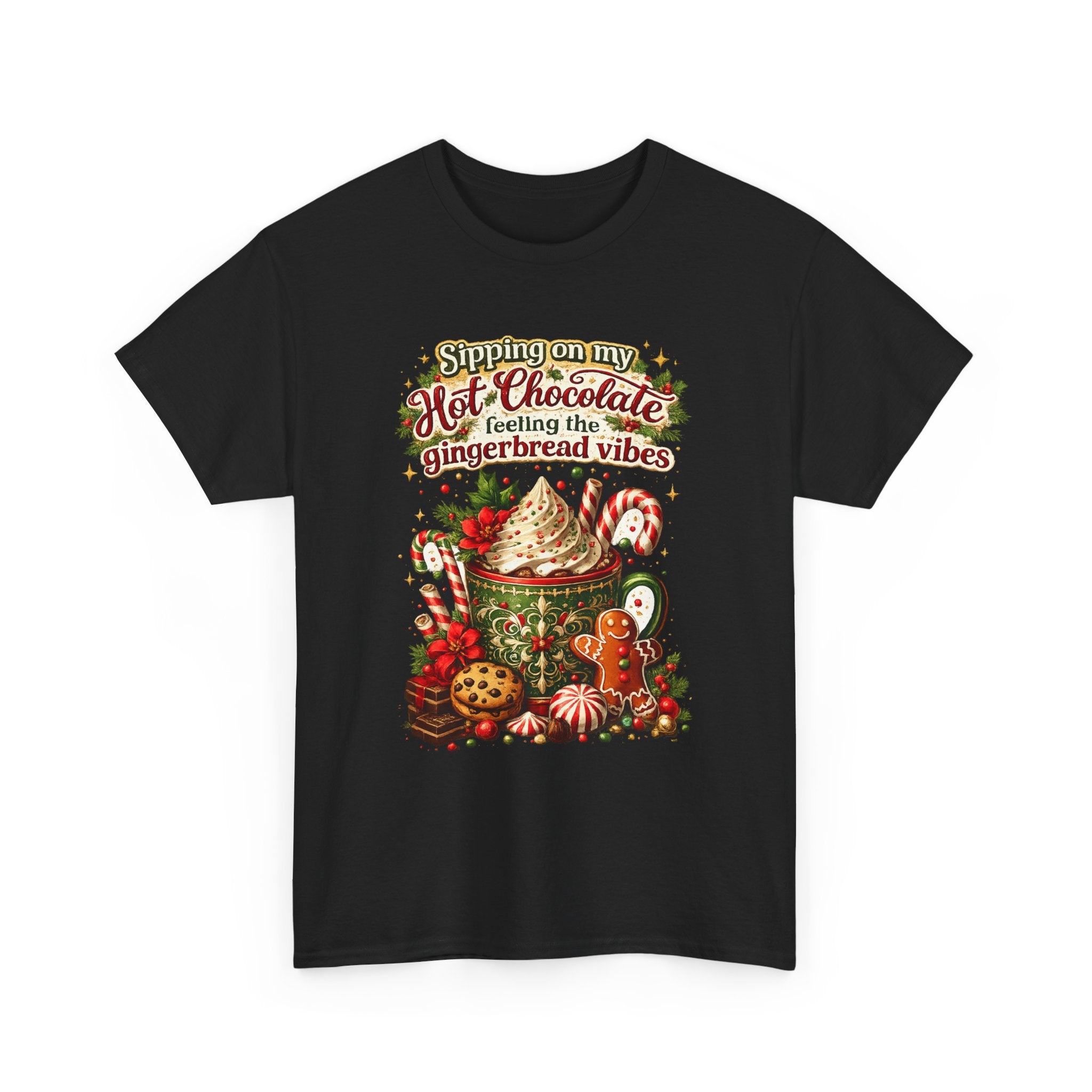 Hot Chocolate & Gingerbread Holiday T-Shirt