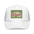 Mama  Hat — Vintage Script Foam Cap for Moms