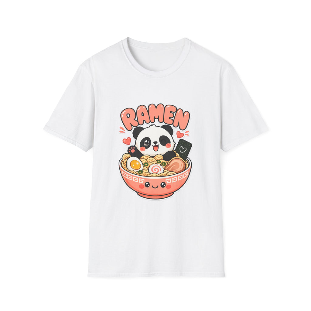 Cute Panda Ramen T-Shirt — Kawaii Ramen Bowl Graphic Tee