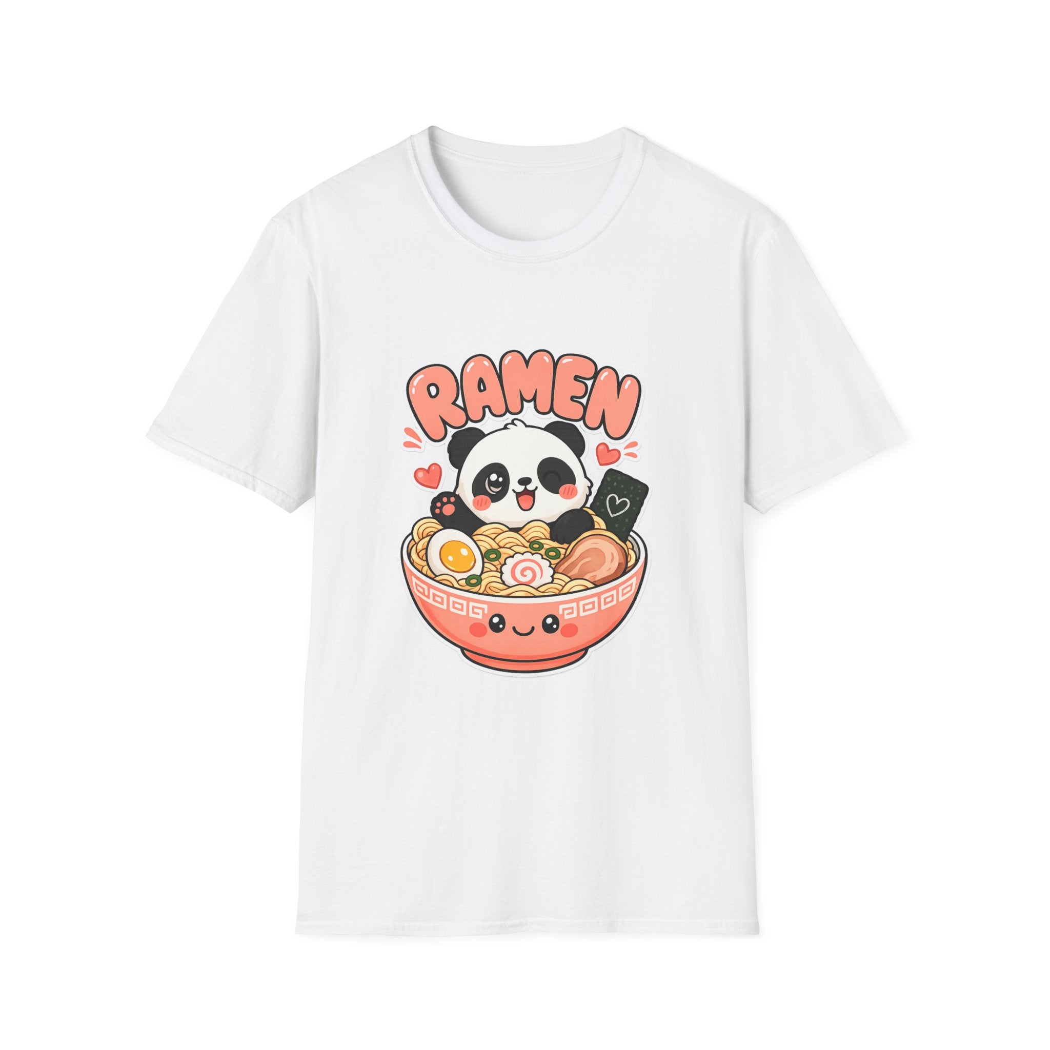 Cute Panda Ramen T-Shirt — Kawaii Ramen Bowl Graphic Tee