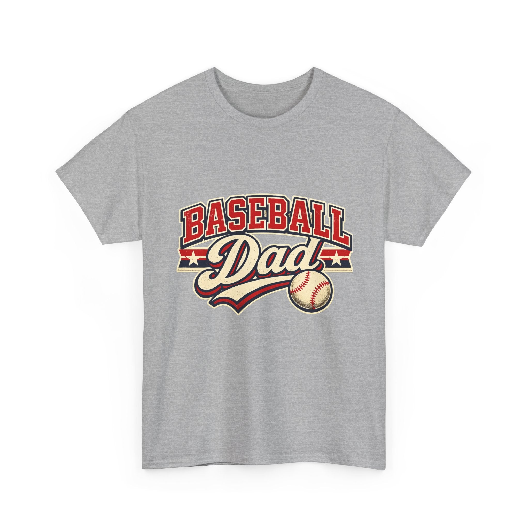 Baseball Dad T-Shirt — Vintage Baseball Dad Tee for Fathers, Father’s Day Gift