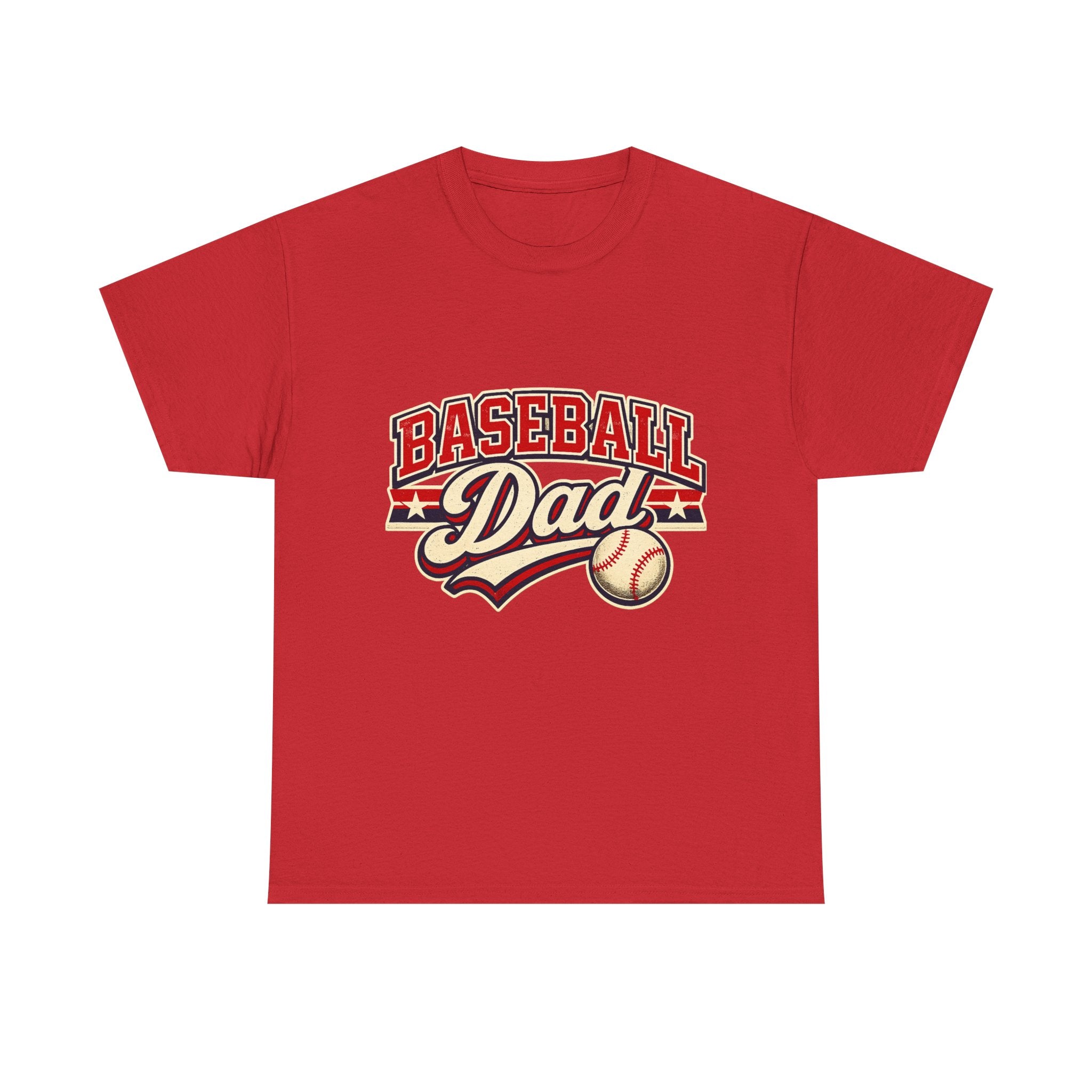 Baseball Dad T-Shirt — Vintage Baseball Dad Tee for Fathers, Father’s Day Gift