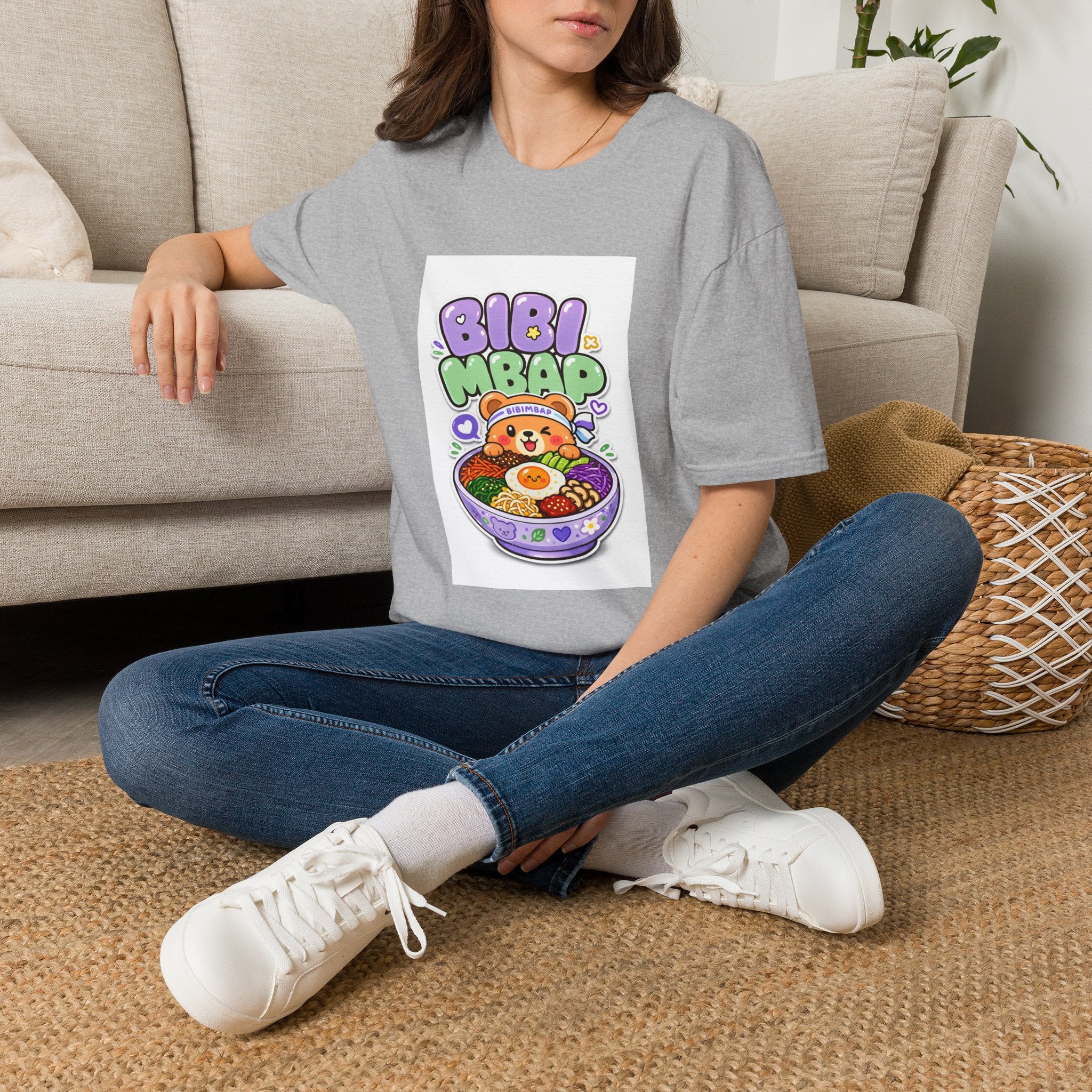 Bibi Mbap Cute Ramen T-Shirt — Kawaii Bowl Graphic Tee