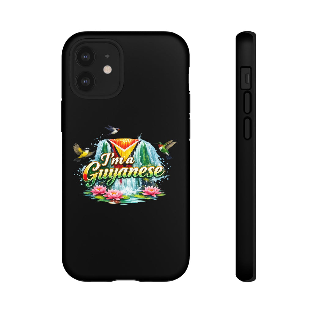 I'm a Guyanese Tough Phone Case — Tropical Waterfall Design, Guyana Pride Gift