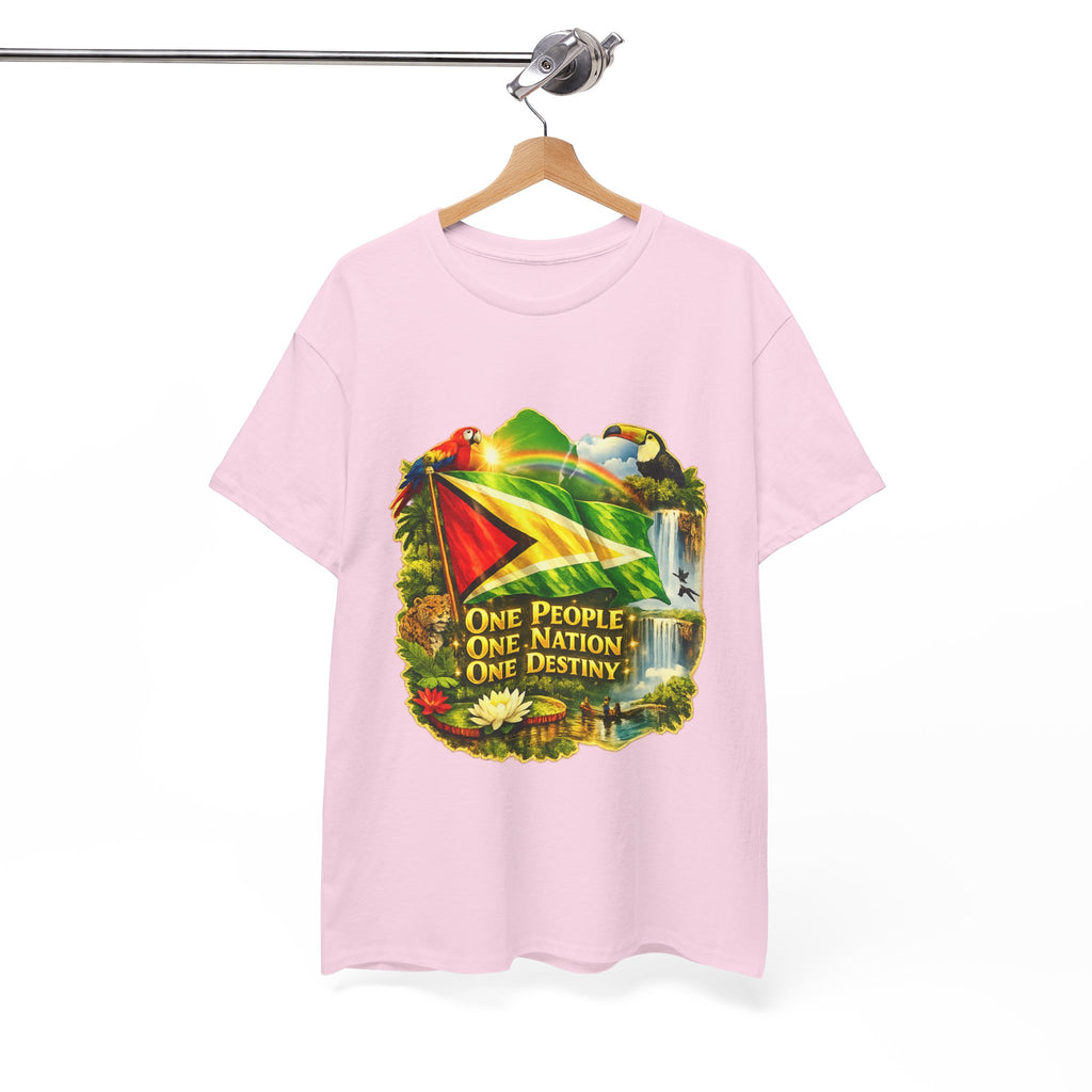 Guyana Flag T-Shirt  unisex – "One People, One Nation, One Destiny" Patriotic Tee