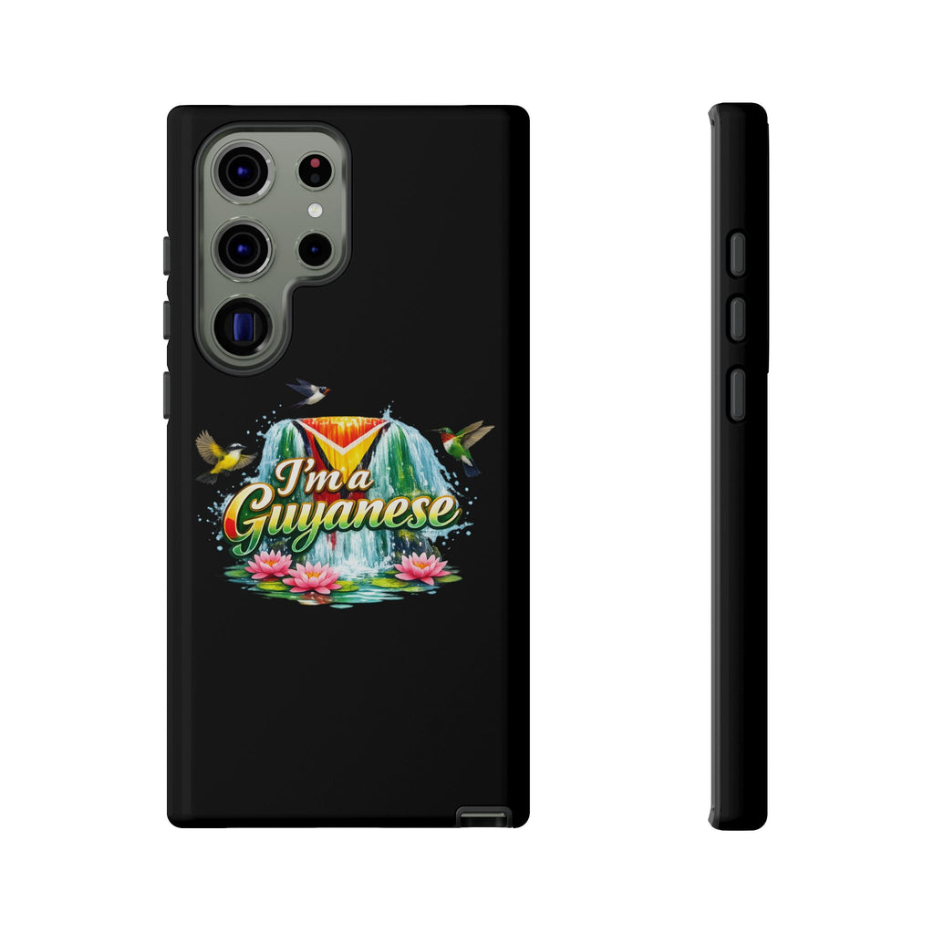 I'm a Guyanese Tough Phone Case — Tropical Waterfall Design, Guyana Pride Gift