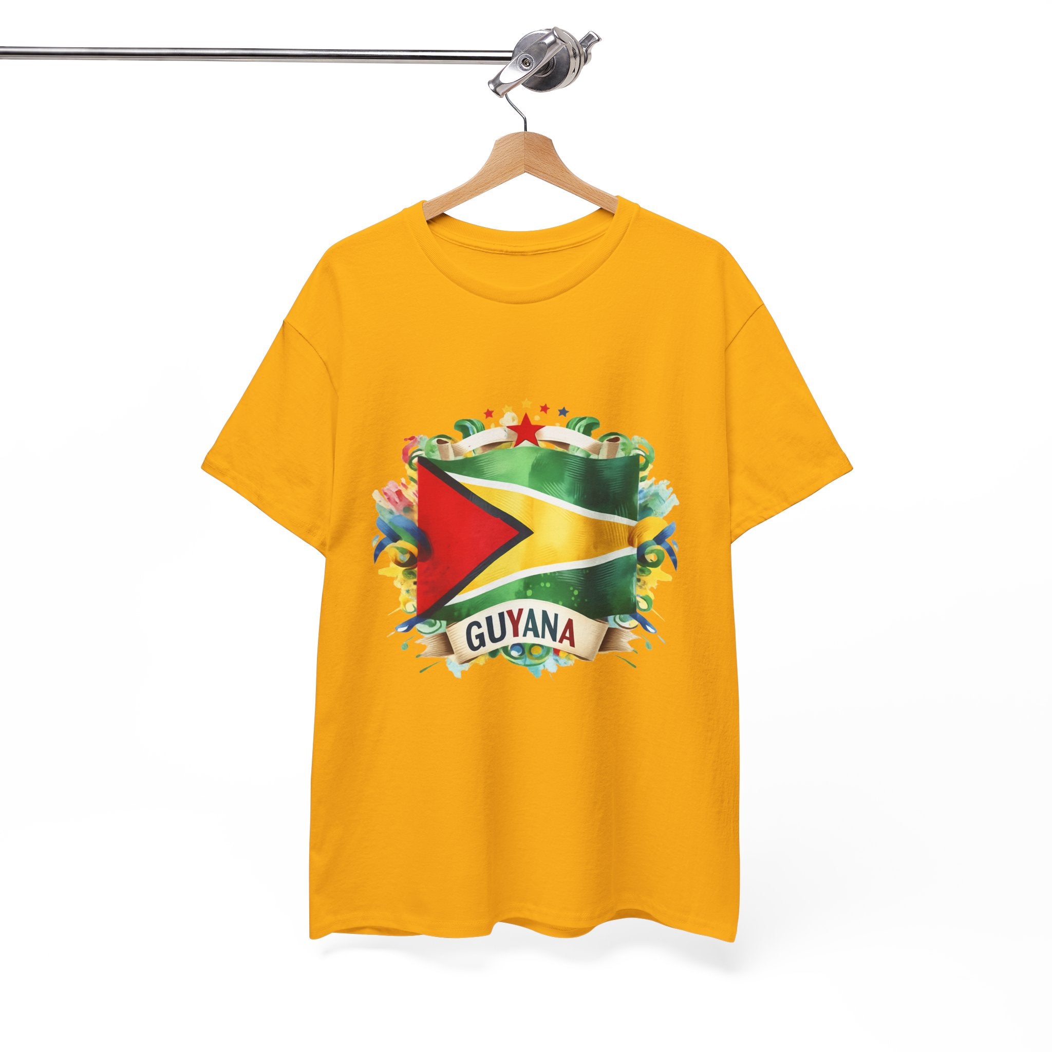 Guyana Day t-shirts  - GuyanaFlag T-Shirt - Vibrant Guyanese Pride Tee