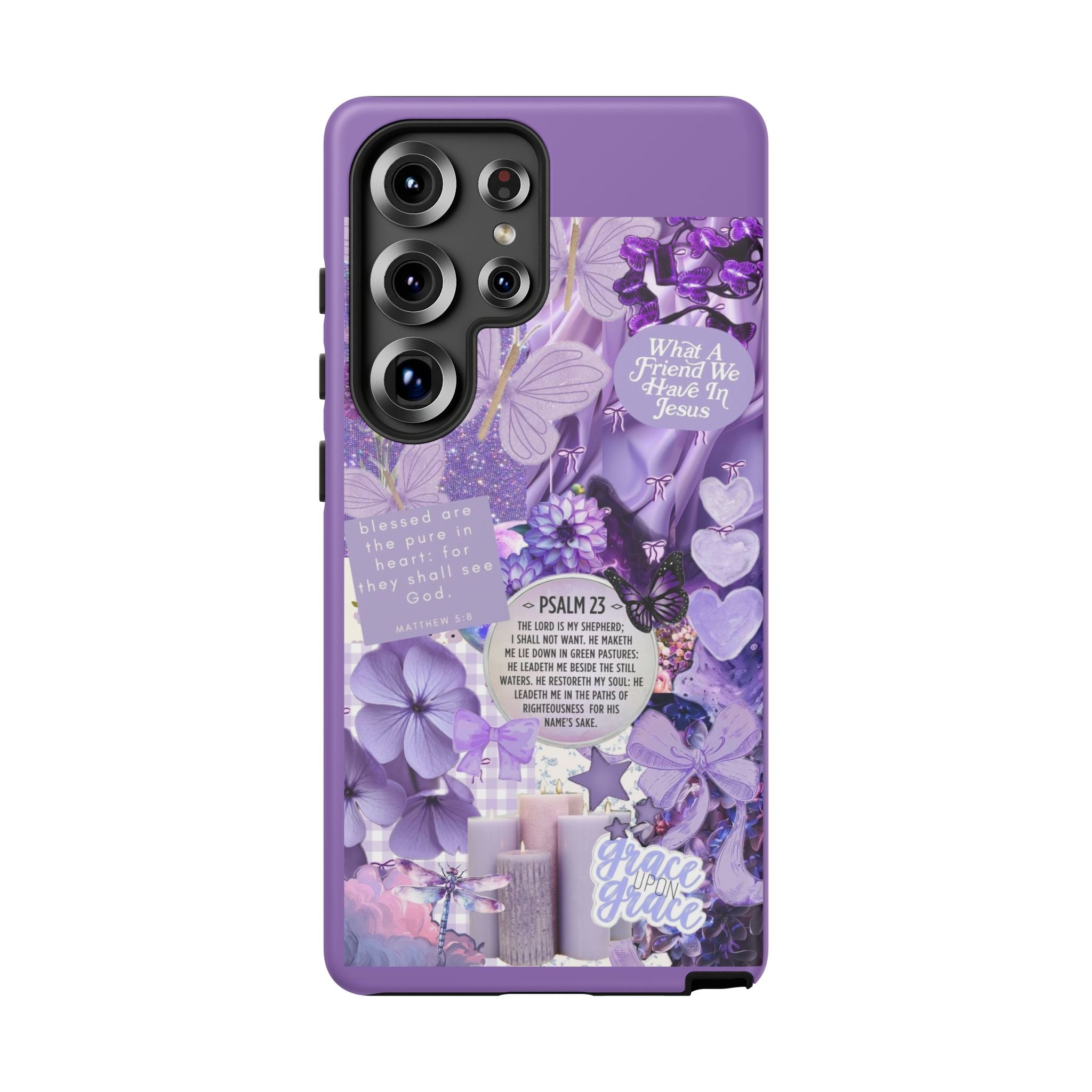 Bible Verse phone case - His Love Never Fails Psalm Phone Case — Floral Christian Scripture iPhone Cover