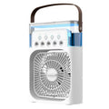 3 In 1 Air Conditioner Fan, Mini Evaporative Air Cooler with Night Light, Cooling Fan with 600ml Water Tank (Support Mobile Power Supply Used Together)