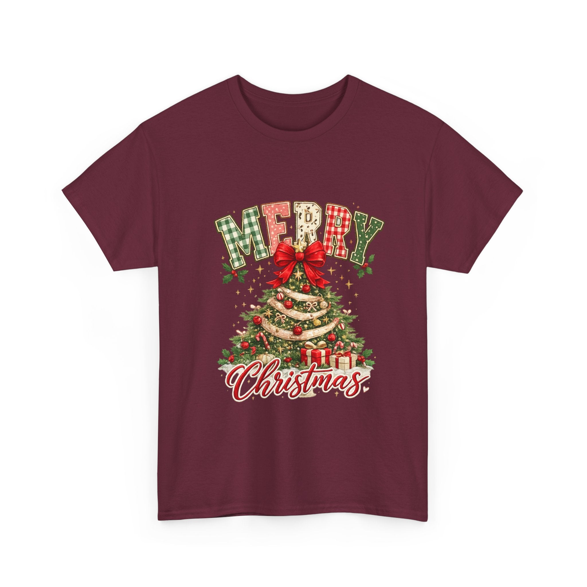 "Merry Christmas" T-Shirts Christmas tree tee