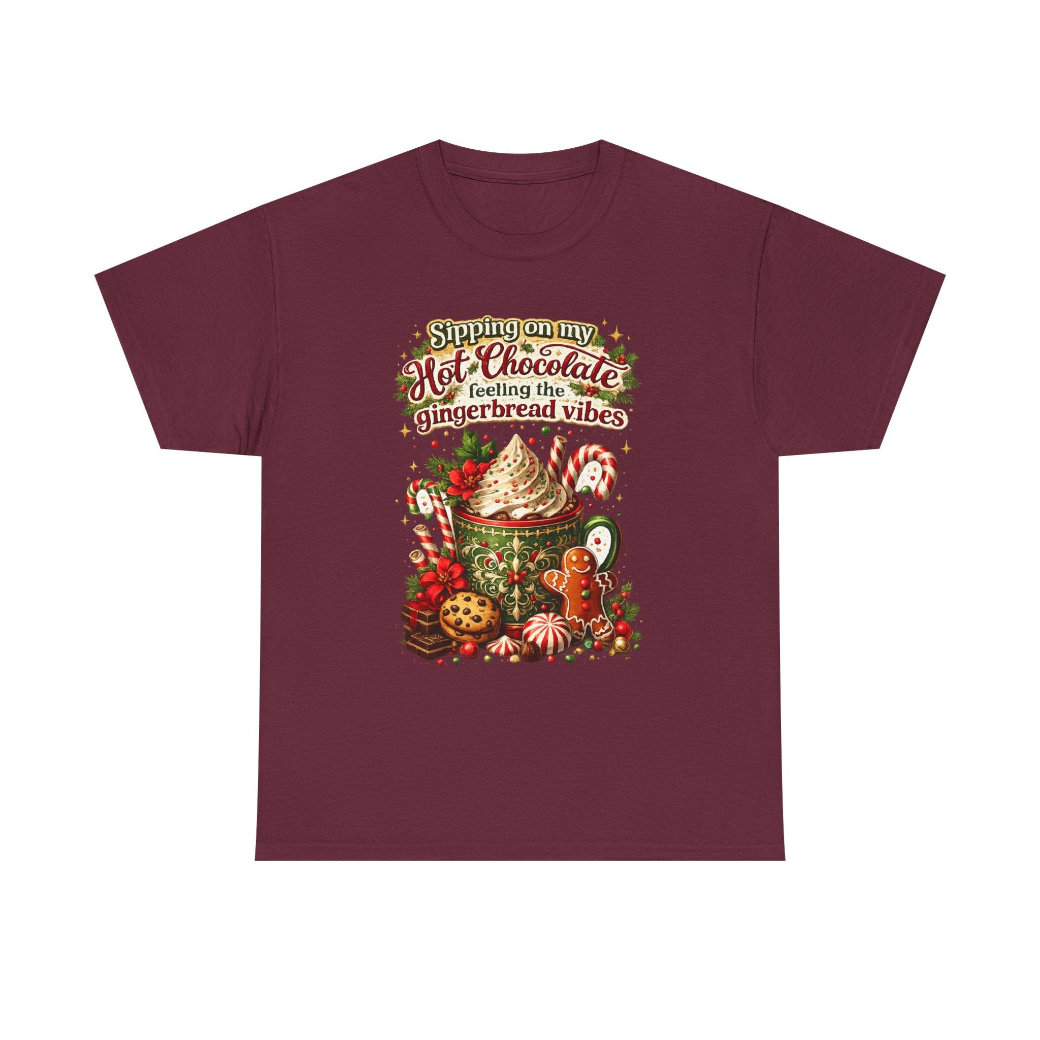 Hot Chocolate & Gingerbread Holiday T-Shirt