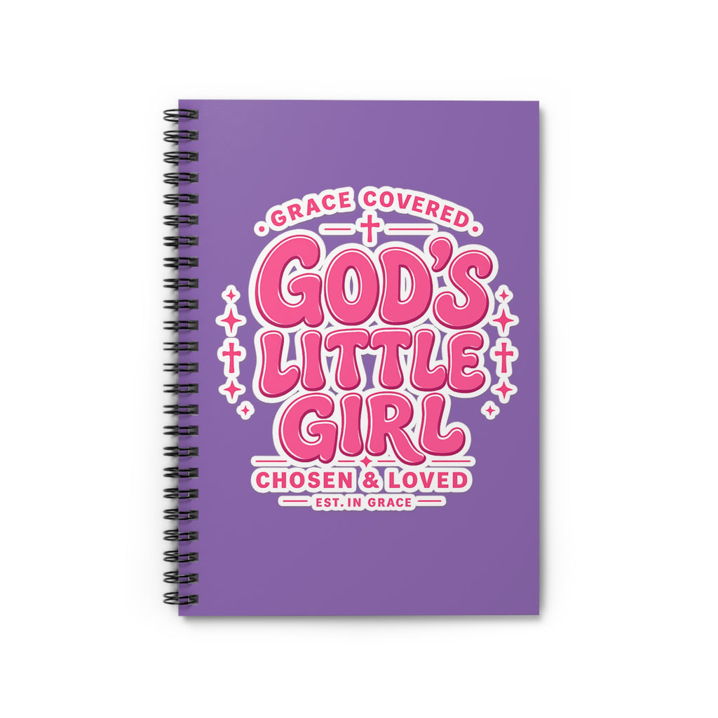 Inspiration Jornal God's Little Girl Spiral Notebook — Christian Inspirational Journal for Girls