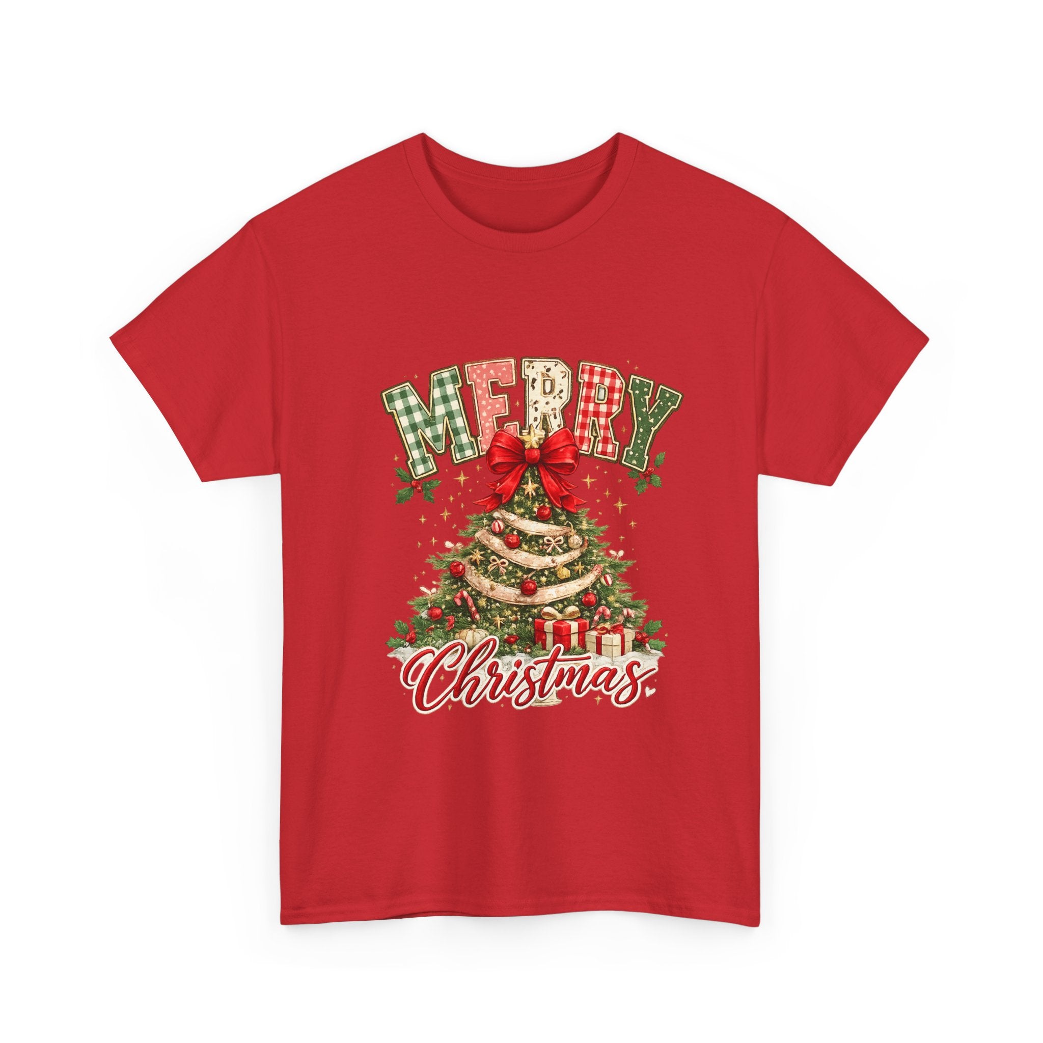 "Merry Christmas" T-Shirts Christmas tree tee
