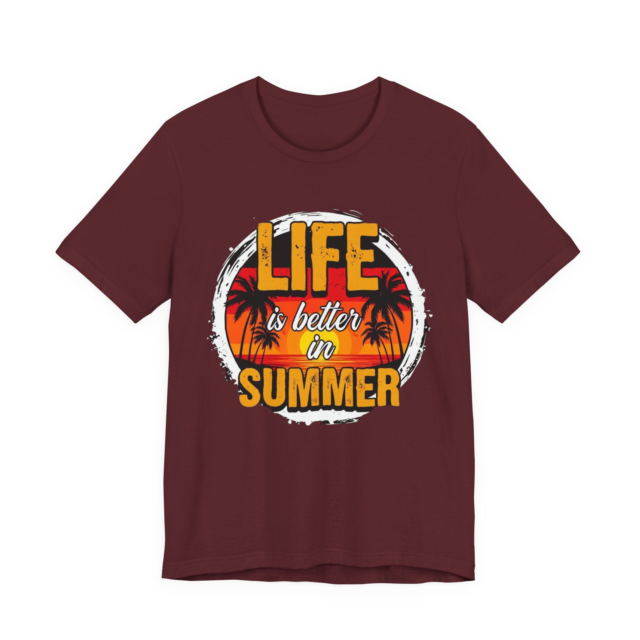 Summer Vibes Tee — "Life Is Better In Summer" Sunset Beach T‑Shirt
